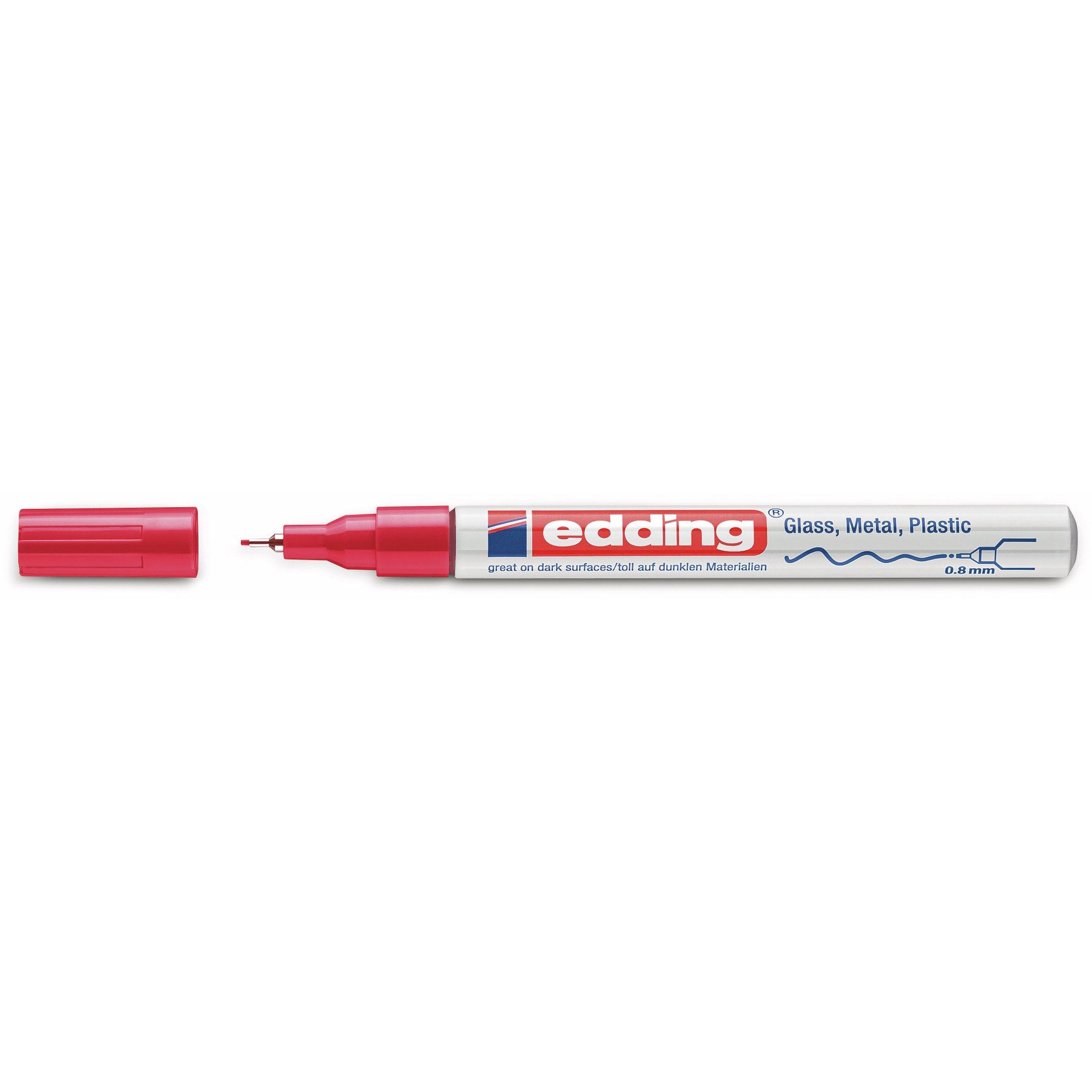 Thumbnail - edding Bleistift EDDING Paint-Marker, e-780 CR, rot