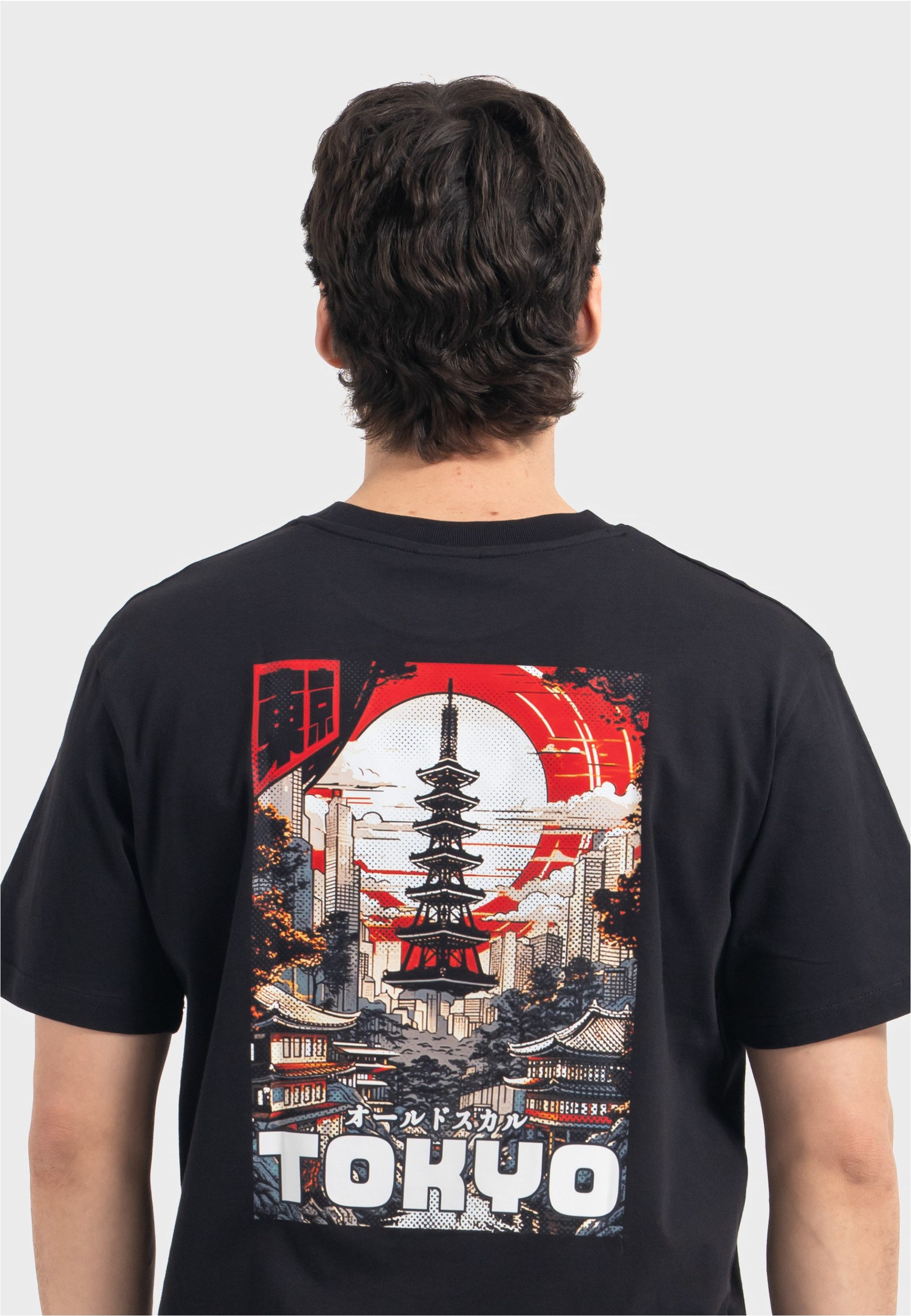 Oldskull T-Shirt Tokyo Skyline Manga Graphic günstig online kaufen