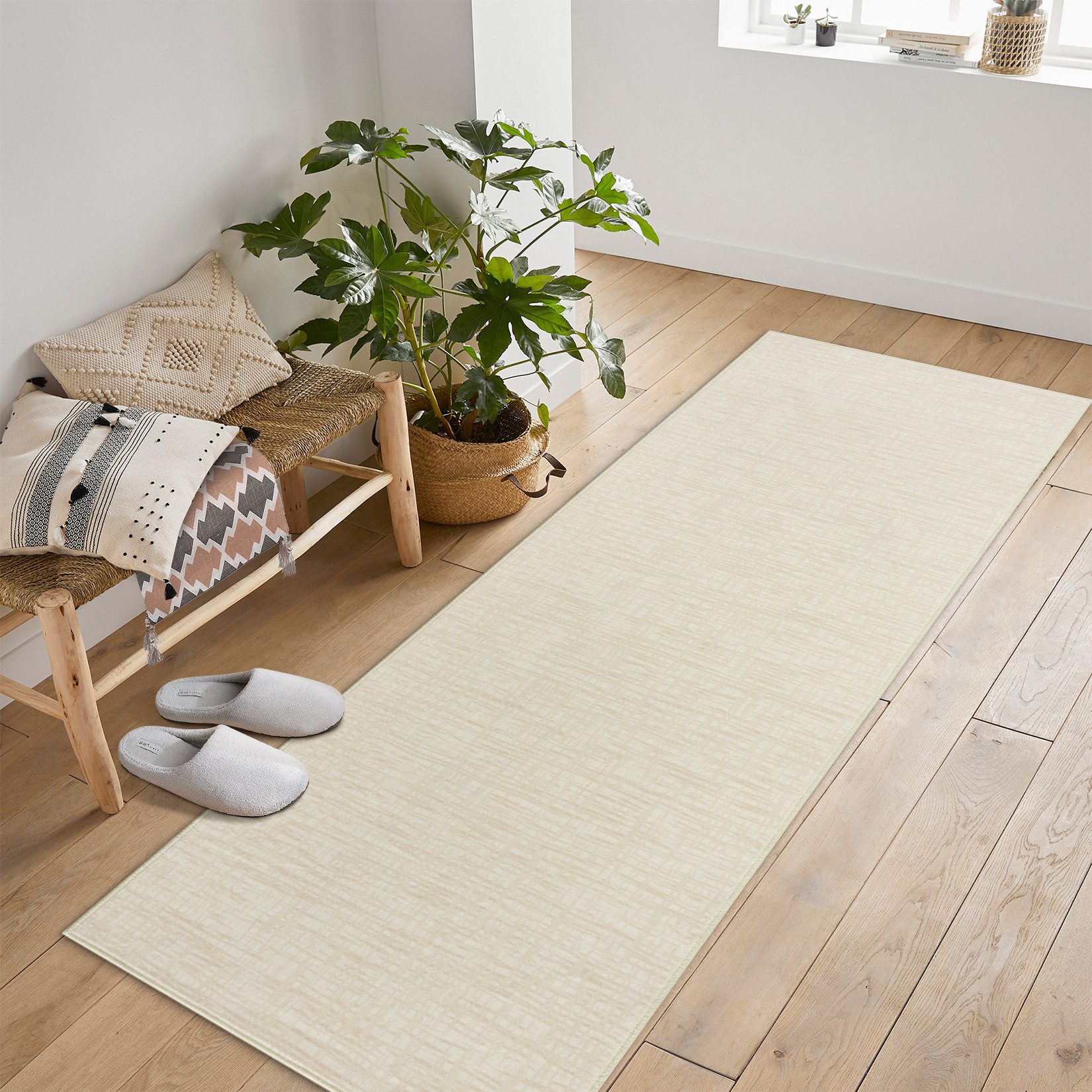 GarveeMore Teppich Moderner Waschbarer Teppich für Wohnzimmer, Rechteckig, Höhe: 7 mm, Geeignet für moderne und minimalistische Einrichtungsstile – Bild 2 von 4