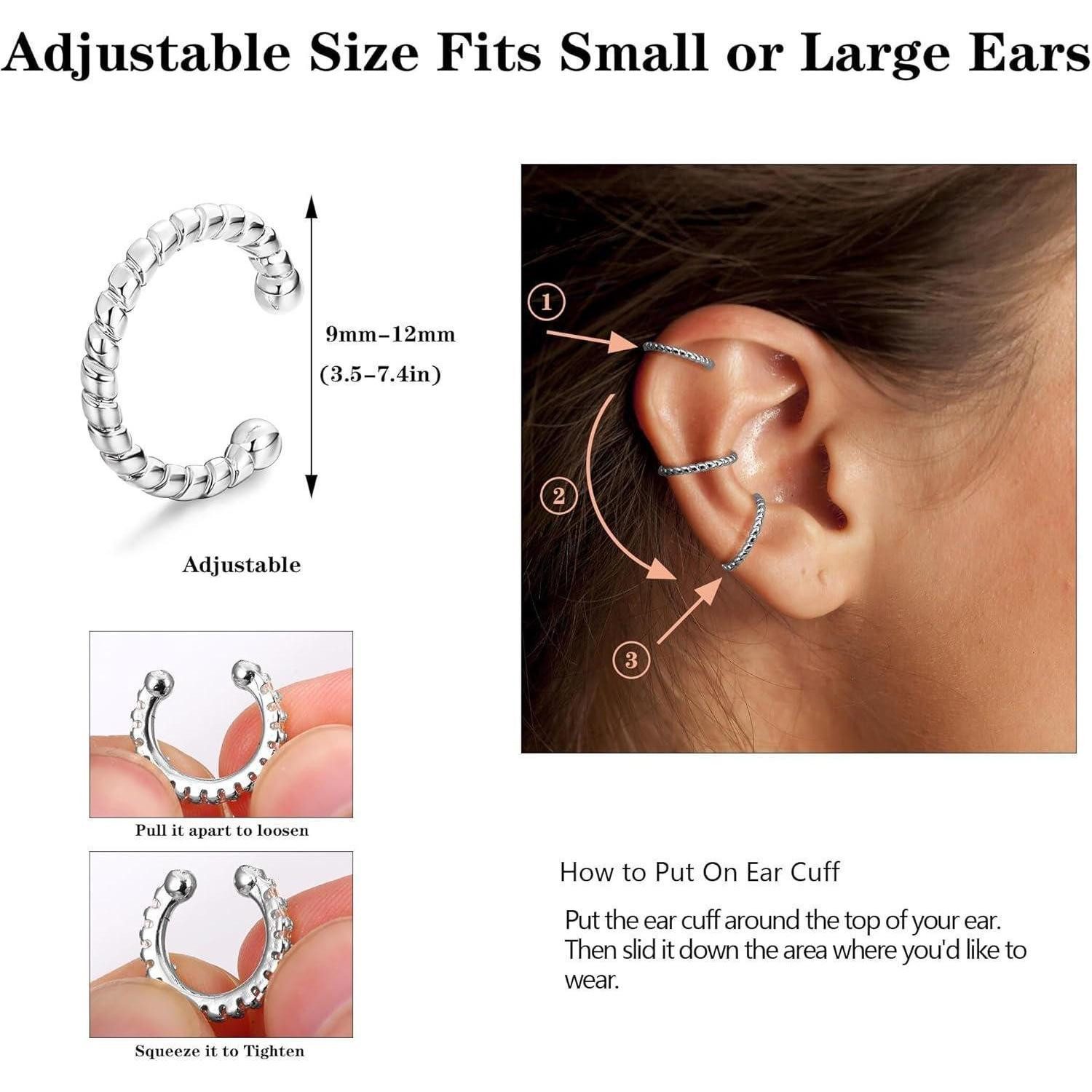 LuxusKollektion Schmuckset Ear Cuff Set Damen günstig online kaufen