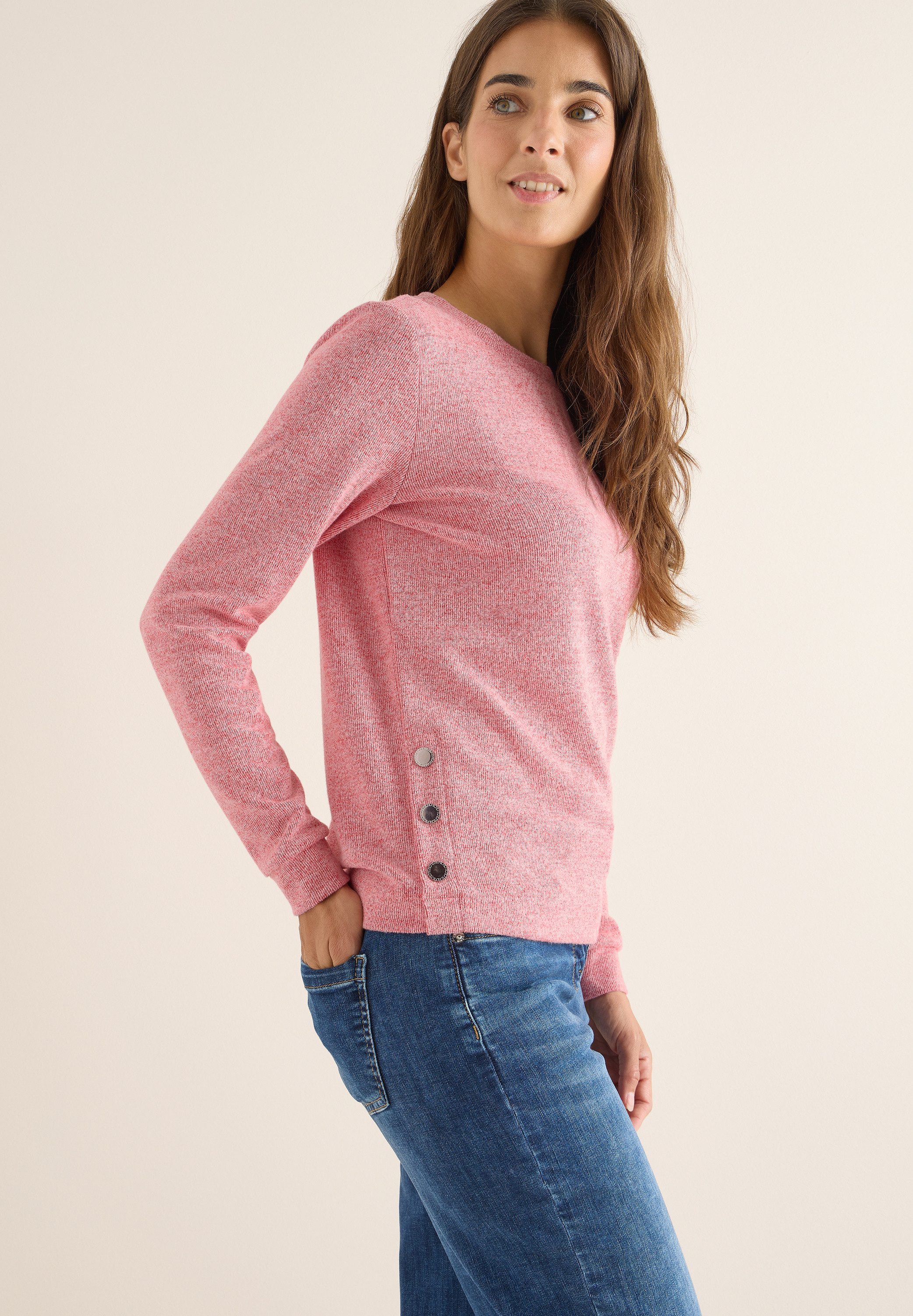 CECIL Strickpullover mit Knöpfen günstig online kaufen