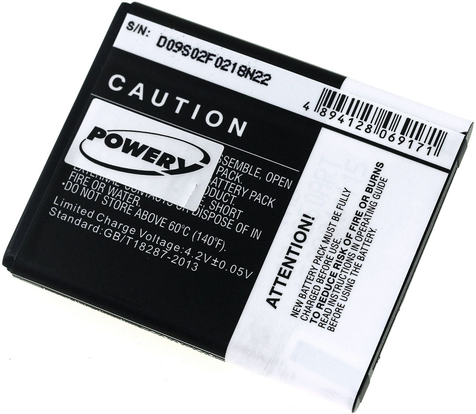 Powery Powerakku für mAh 1300 Smartphone Smartphone-Akku (3.7 Samsung V) EB494353VU Typ