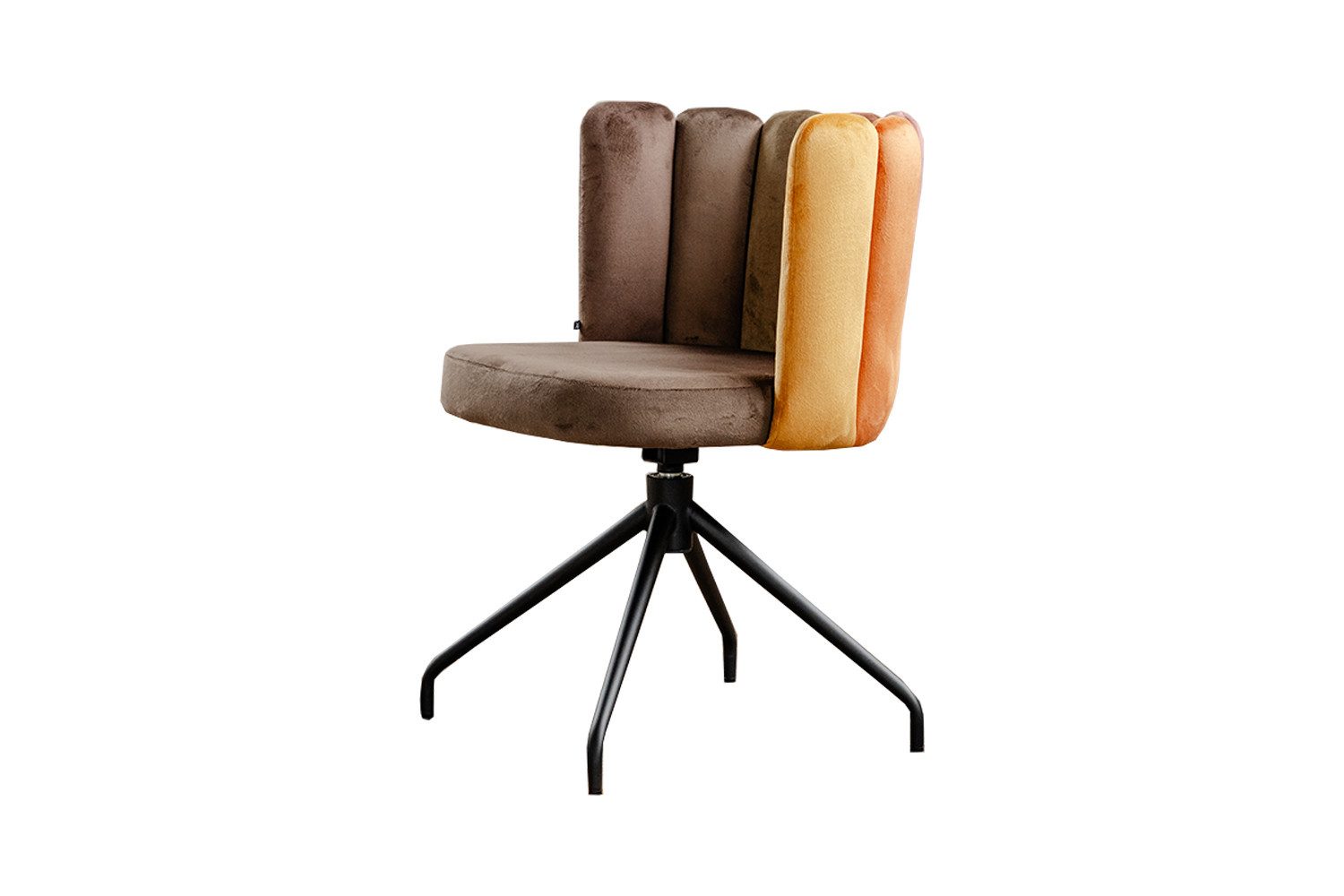 KAWOLA Esszimmerstuhl JADA Polsterstuhl - Bequemer Samt Stuhl - Drehbar (1 günstig online kaufen