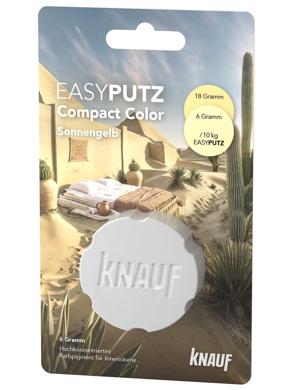 KNAUF Gips-Kalk-Putz Knauf Farbpigment Compact Color sonnengelb 6 g