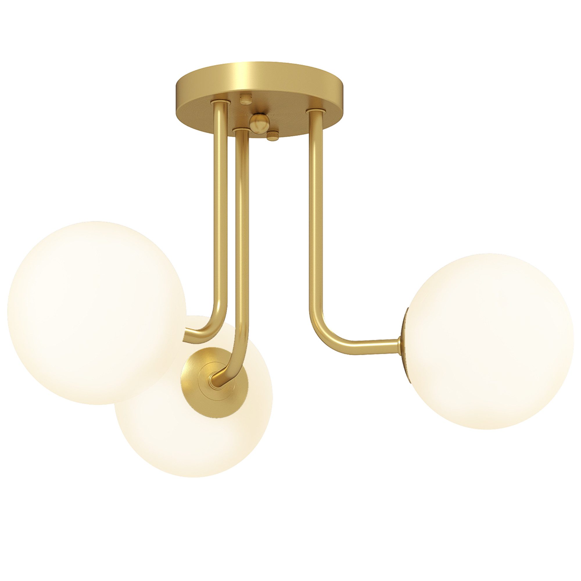 HOMCOM Deckenleuchte, ohne Leuchtmittel, Deckenlampe, G9, modern, ohne Leuchtmittel