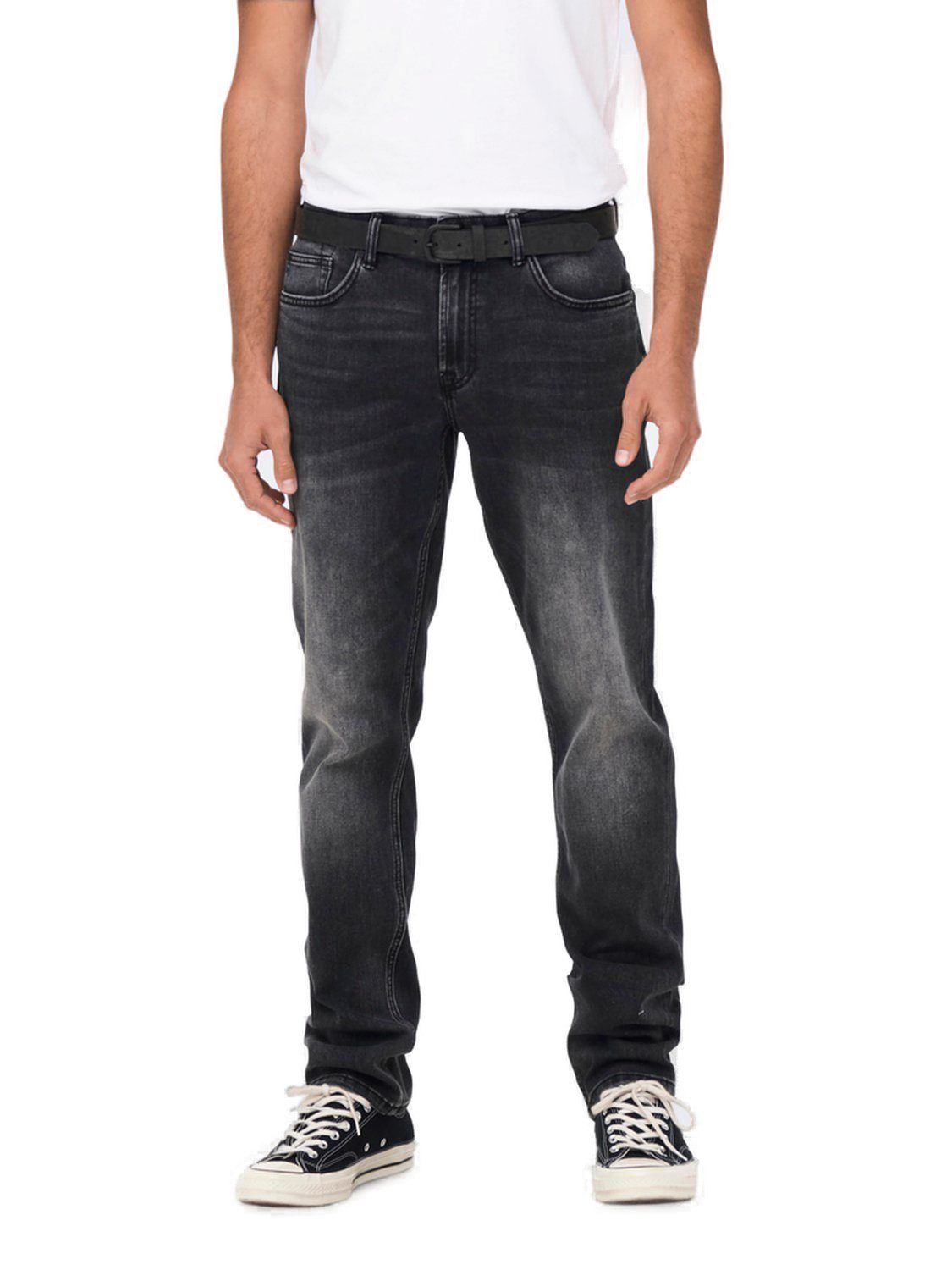 mit GREY TRUETEMP SONS 3035 ONLY Straight-Jeans ONSWEFT Stretch &
