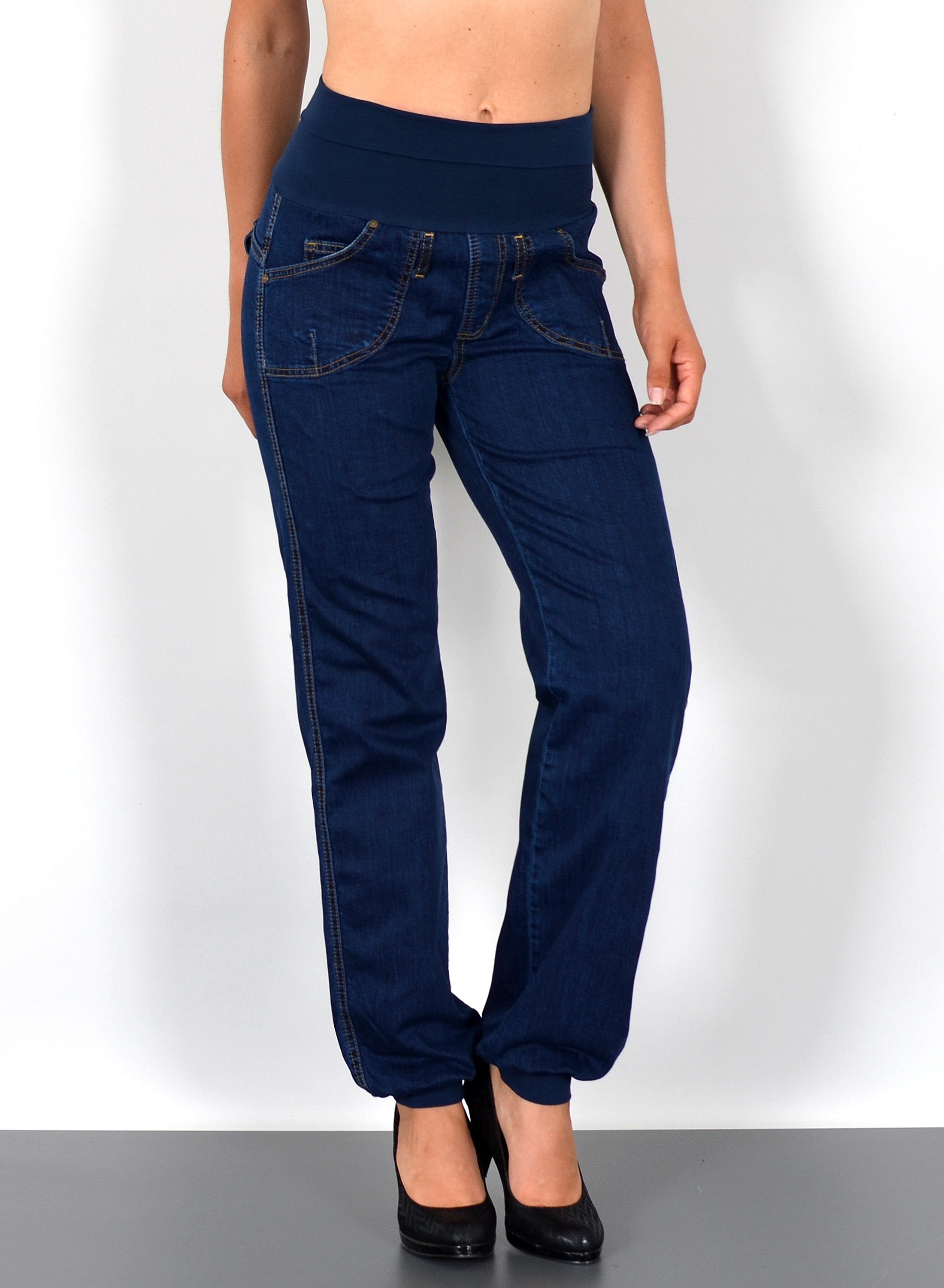 ESRA Pumphose Damen Jeanshose Pumphose hohe günstig online kaufen