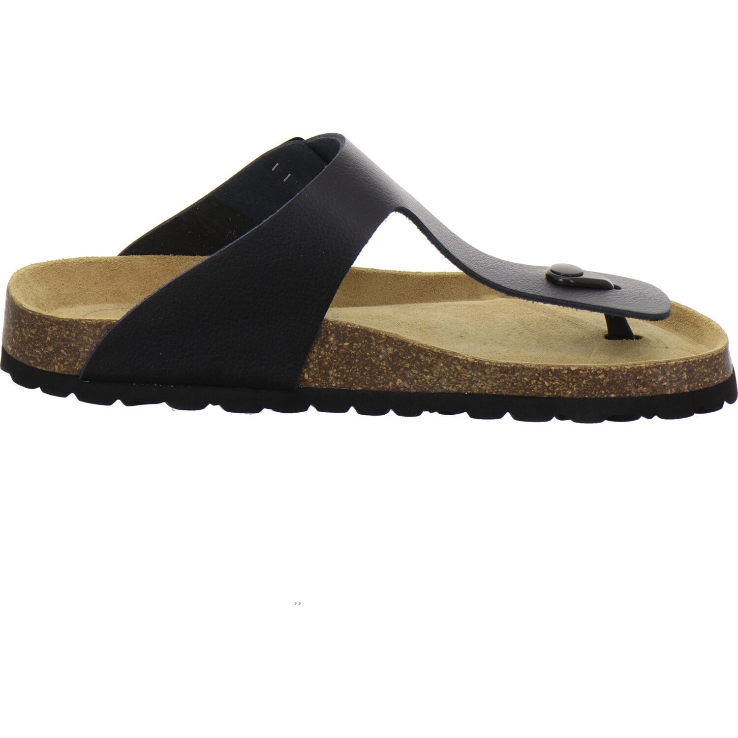 AFS-Schuhe 310723 Zehentrenner Pantolette für Herren aus Leder mit Fußbett, Made in Germany