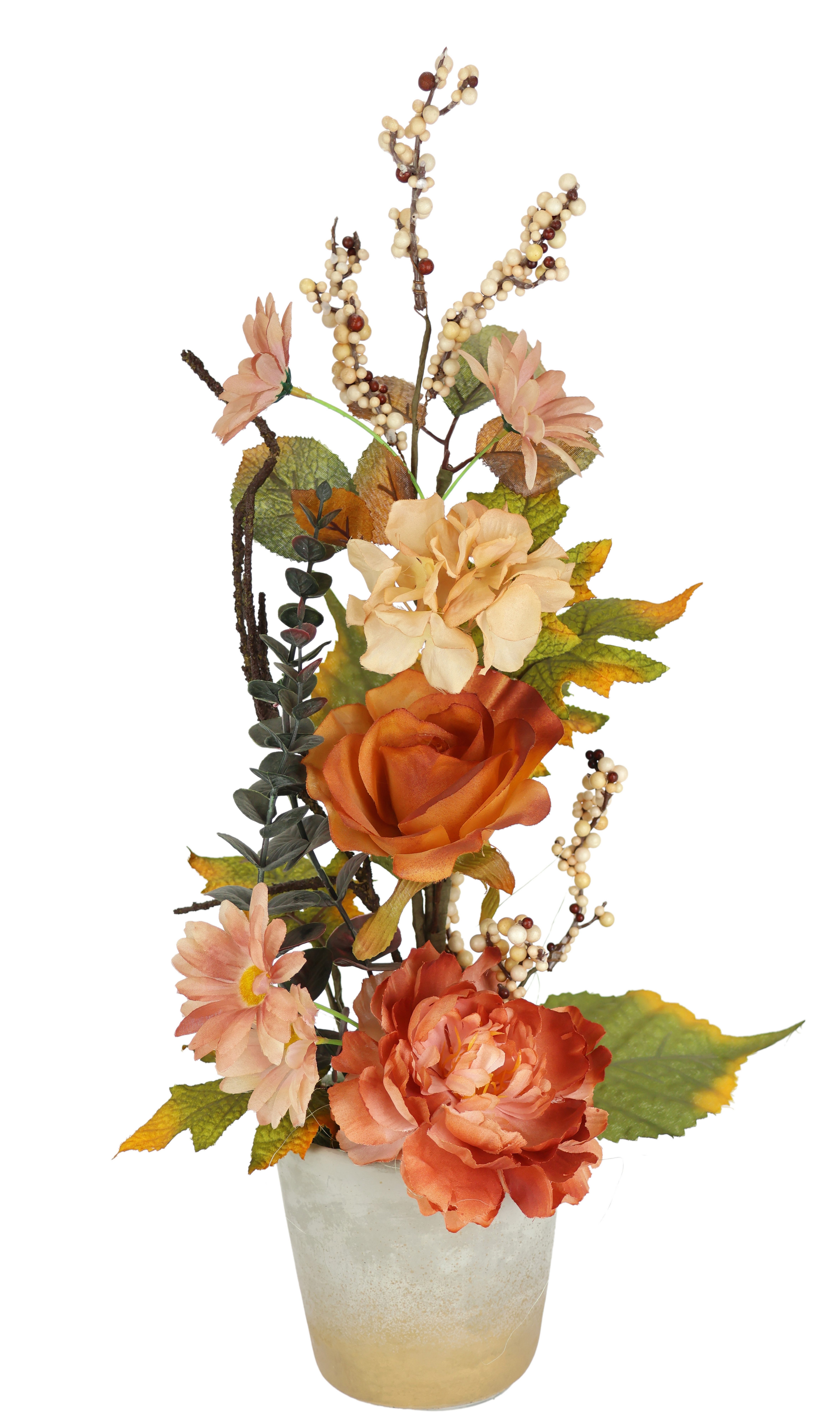 Kunstpflanze Rosen, I.GE.A., Höhe 48 cm