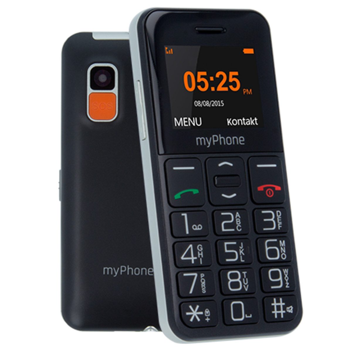 myPhone myPhone HALO Easy Tastenhandy Dual SIM Schwarz Smartphone