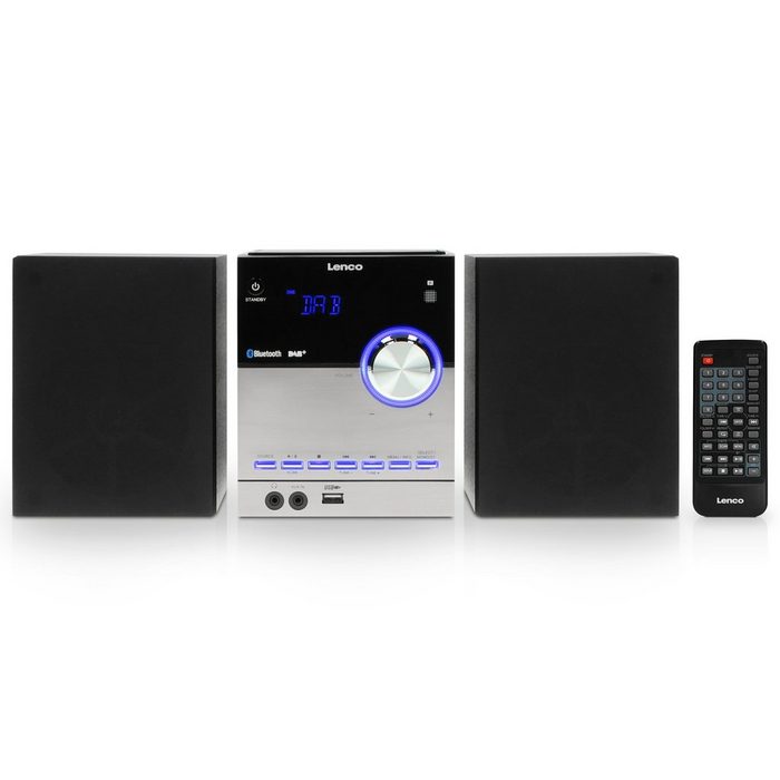 Lenco MC-150 DAB+ FM Radio CD Bluetooth Stereoanlage Lautsprechersystem (Bluetooth WLAN (WiFi)