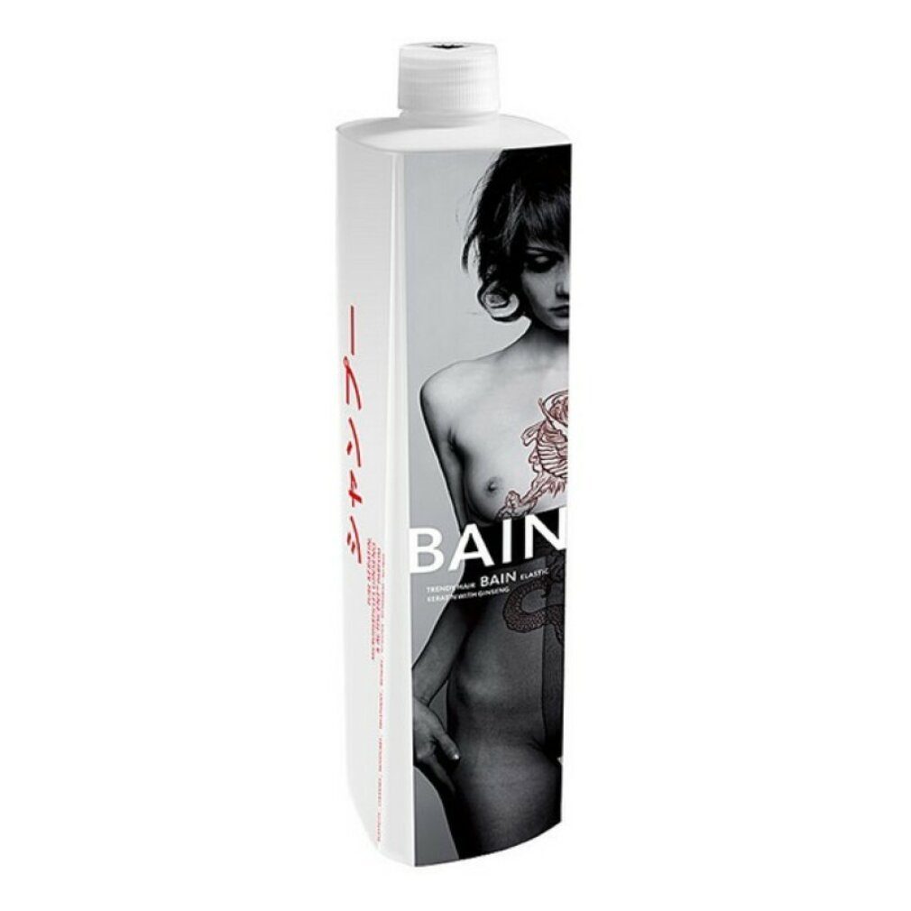 ml 1000 ELASTIC KERATIN Trendy BAIN with ginseng Haarshampoo Hair