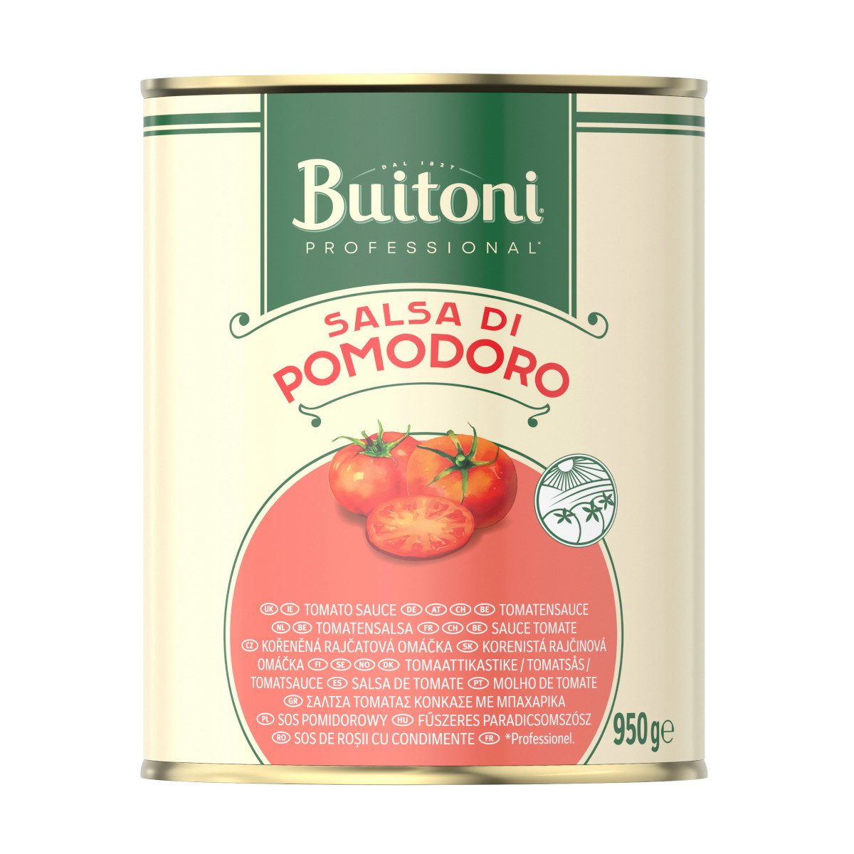 Buitoni Saucen, Buitoni Salsa Di Pomodoro Tomatensauce mit Gewürzen Dose 950g