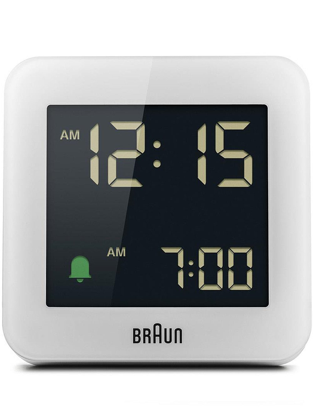 Braun Wecker Braun BC09W Klassik digitaler Wecker Crescendo-Alarm,Schlummerfunktion