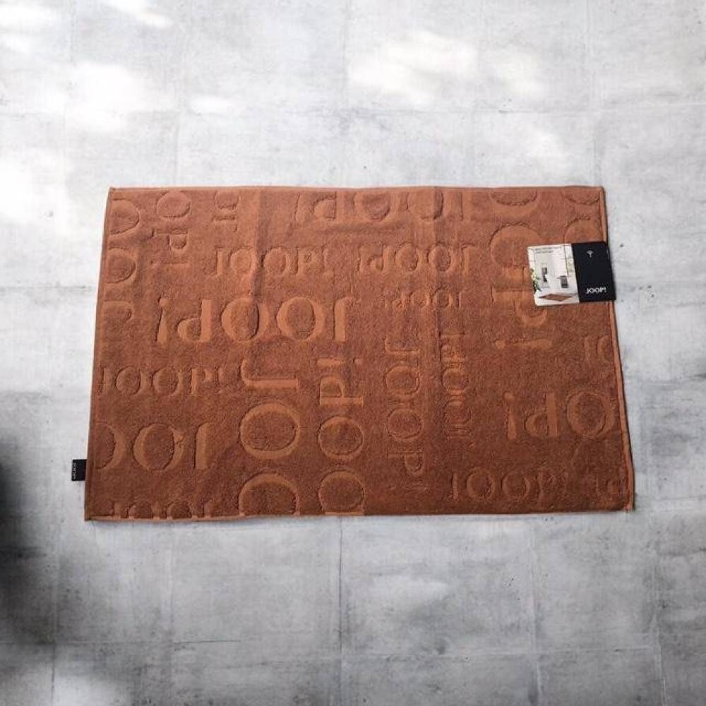 JOOP! Badematte Selection Uni 1711 Terrakotta, 100% Baumwolle, Rechteckig