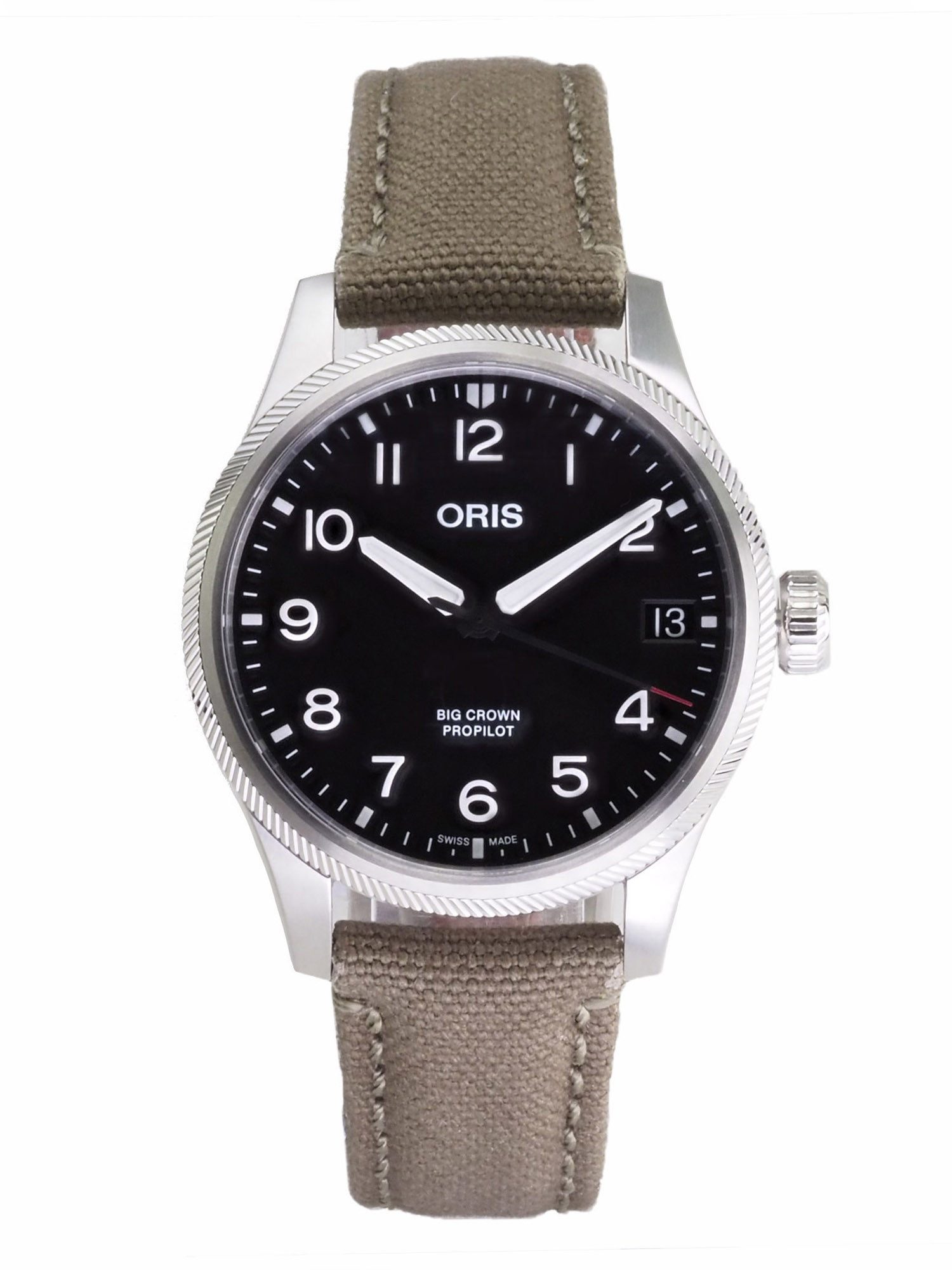 Oris Schweizer Uhr Automatik Herren Uhr ORIS BIG CROWN PROPILOT DATE 40,5 mm Ø Big Crown Propilot Date