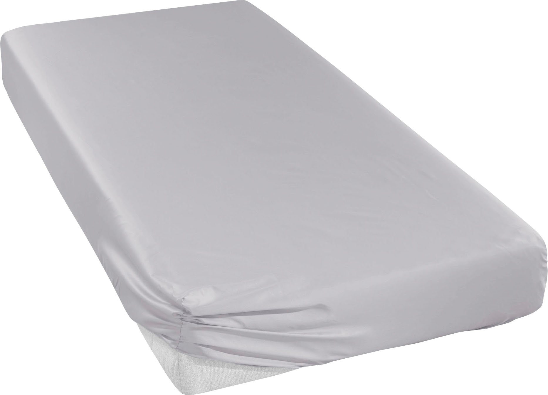 Curt Bauer Spannbettlaken Uni-Mako-Satin in Gr. günstig online kaufen
