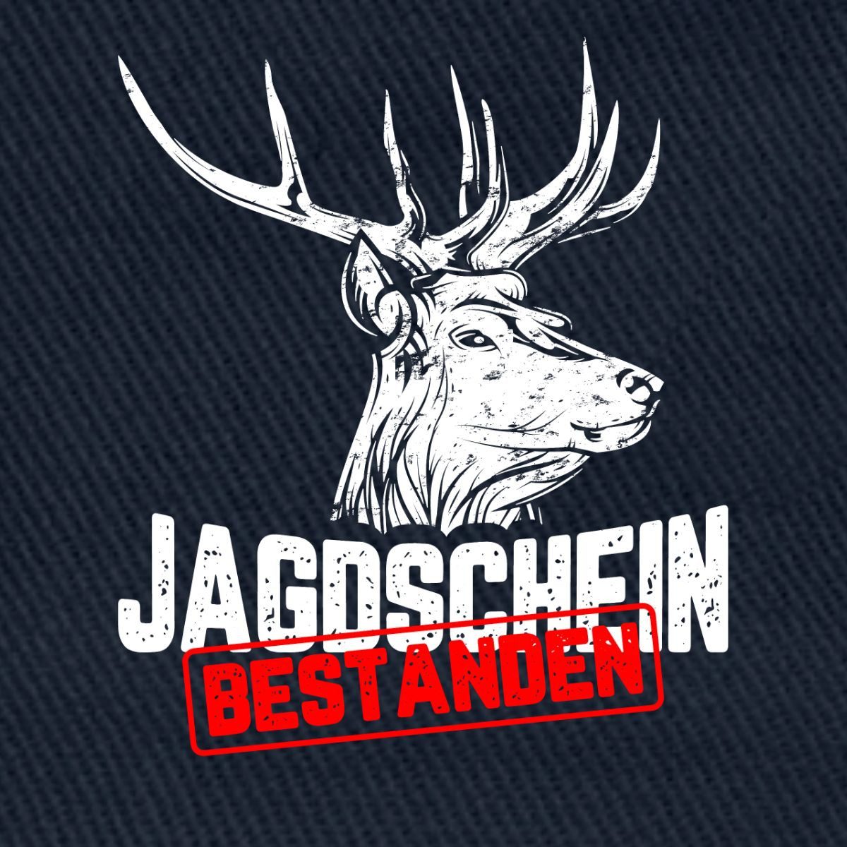 Spreadshirt Sonnenhut Jagdschein Bestanden, Jagdprüfung Fischerhut (1-St)