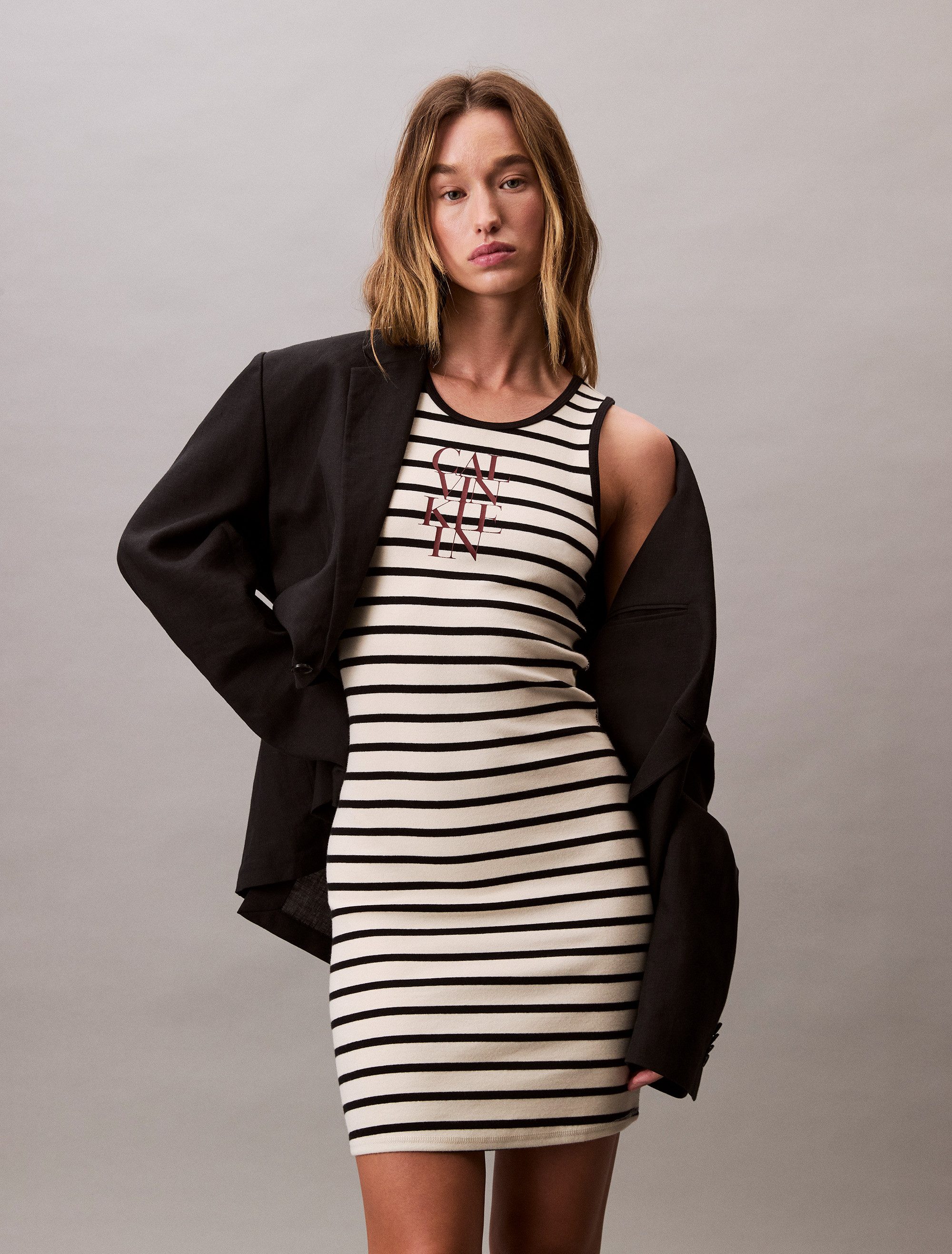 Calvin Klein Jeans Jerseykleid COTTON RIB günstig online kaufen