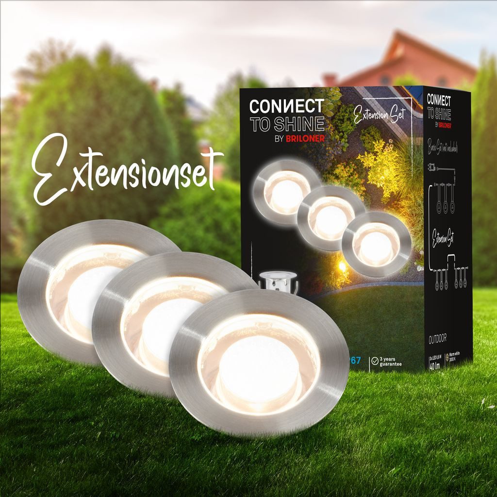 Briloner Leuchten LED Einbaustrahler 3913032, LED fest integriert, 2700K - Extra-Warmweiß