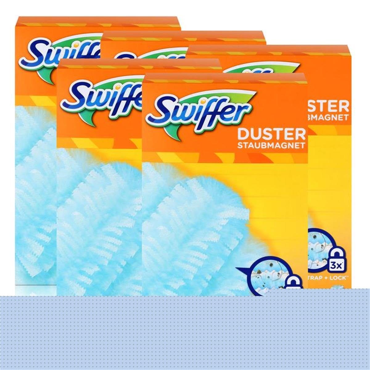 Swiffer Swiffer Staubmagnet Tücher 4er - Nimmt 3x mehr Staub und Haare auf (5e Reinigungstücher