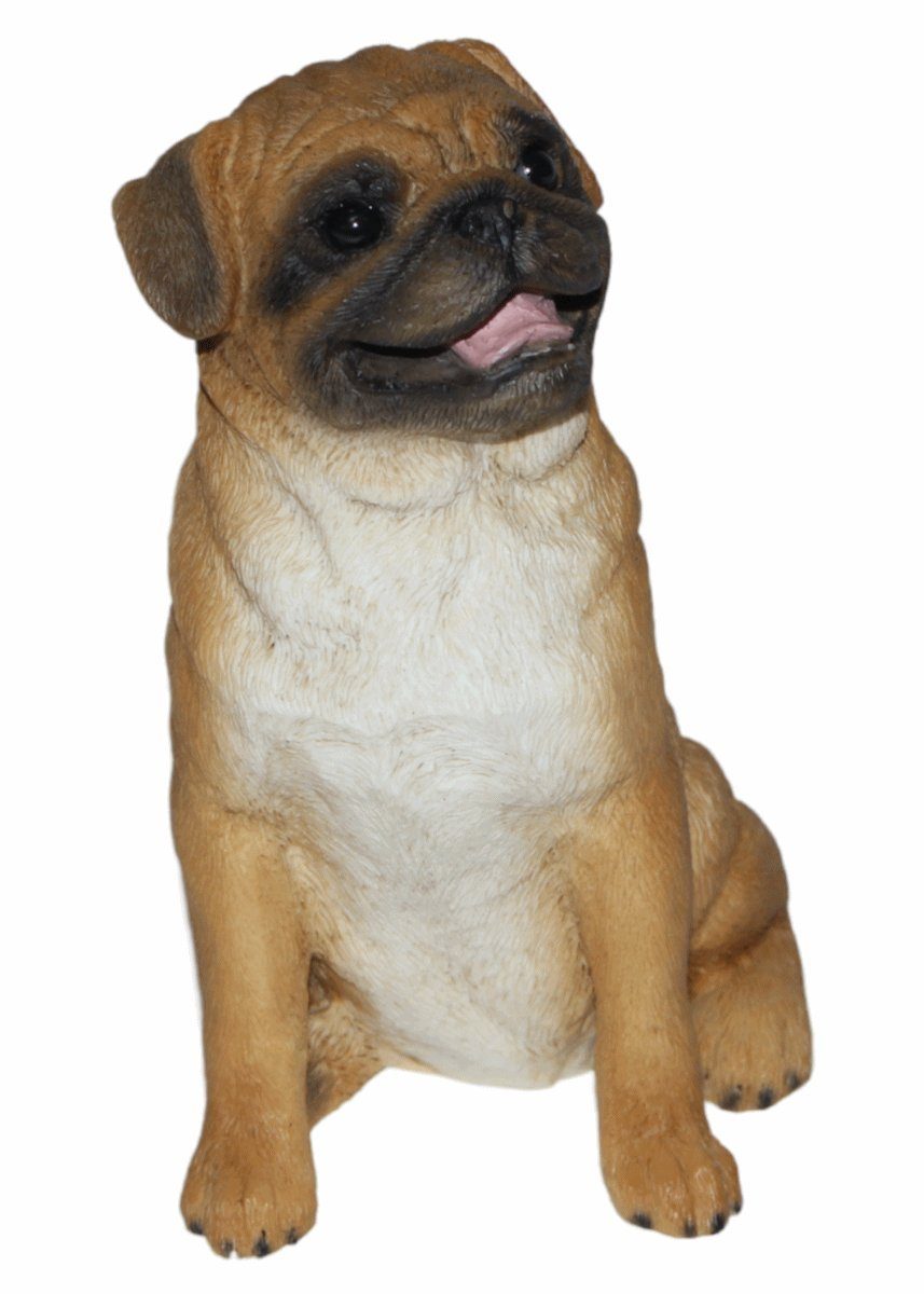 Castagna Tierfigur Dekofigur Kollektion Mops Deko cm Hund Figur 11,5 H Castagna