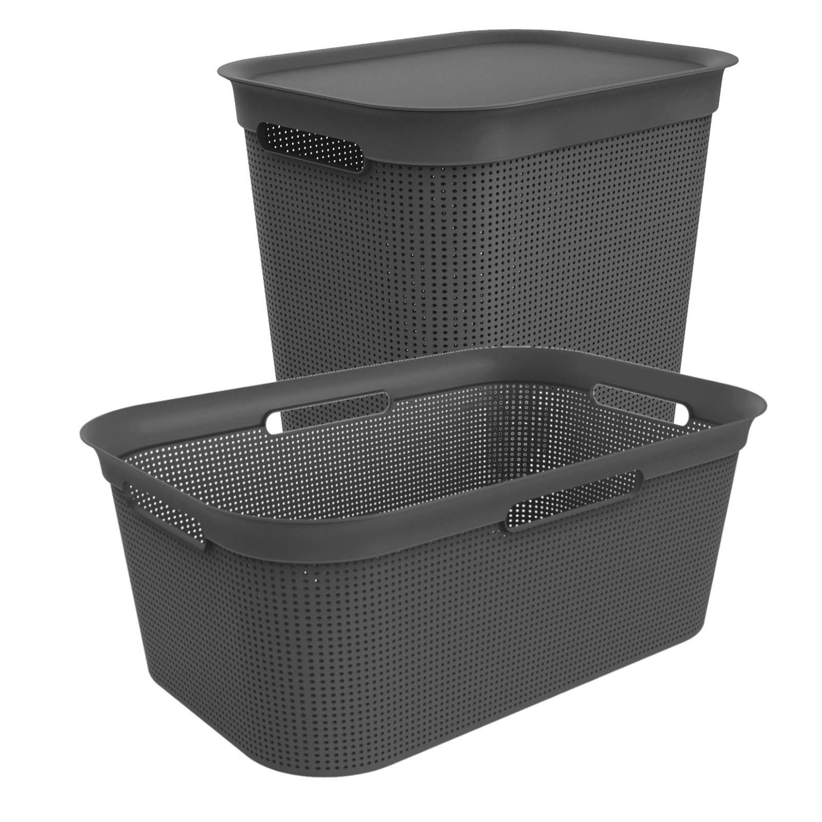 ROTHO Wäschekorb Wäschekorb Brisen Wäscheset 2tlg. günstig online kaufen