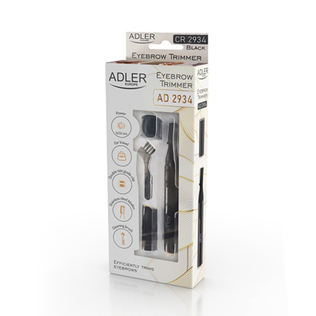 Adler Augenbrauentrimmer AD 2934, mit Edelstahlklinge, Stifte-Design – Bild 5 von 5