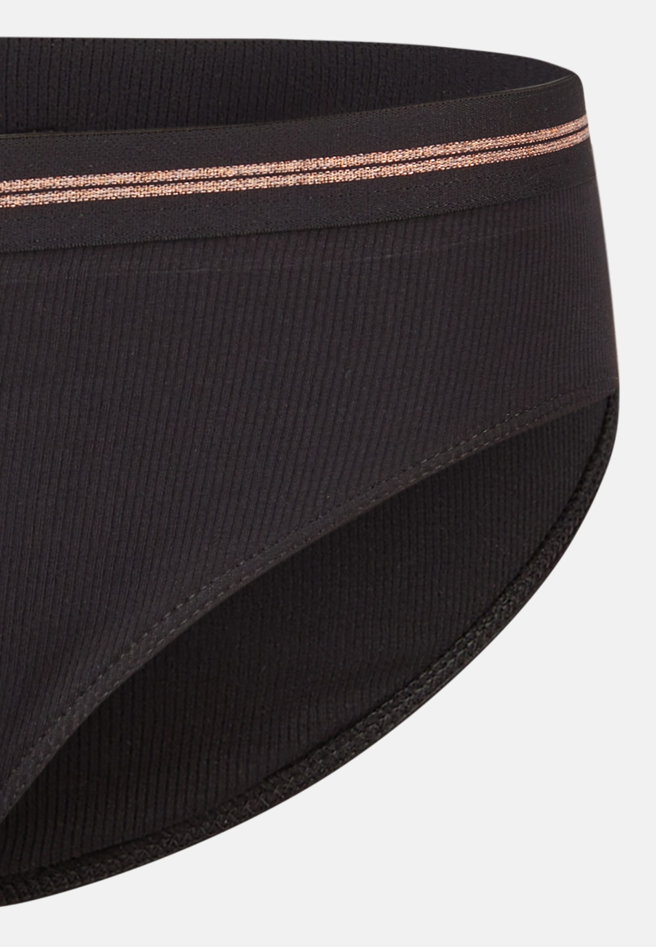Schiesser Panty 2er Pack Teens Girls Long Life Cotton (Spar-Set, 2-St) Panties - Baumwolle - Glänzender Look durch Lurex-Fäden im Bund