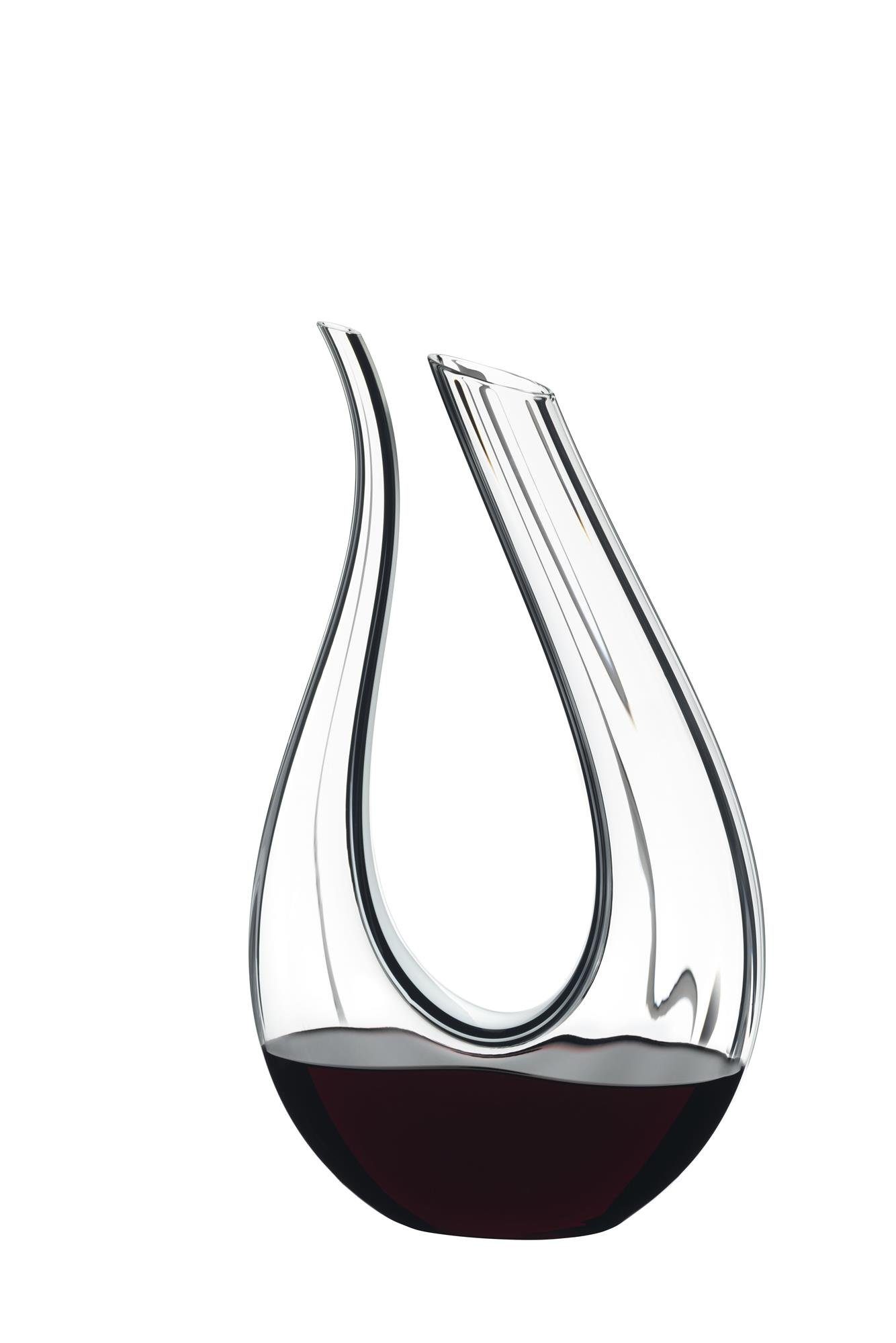 RIEDEL THE WINE GLASS COMPANY Dekanter Riedel Dekanter Amadeo Fatto a Mano Black / White