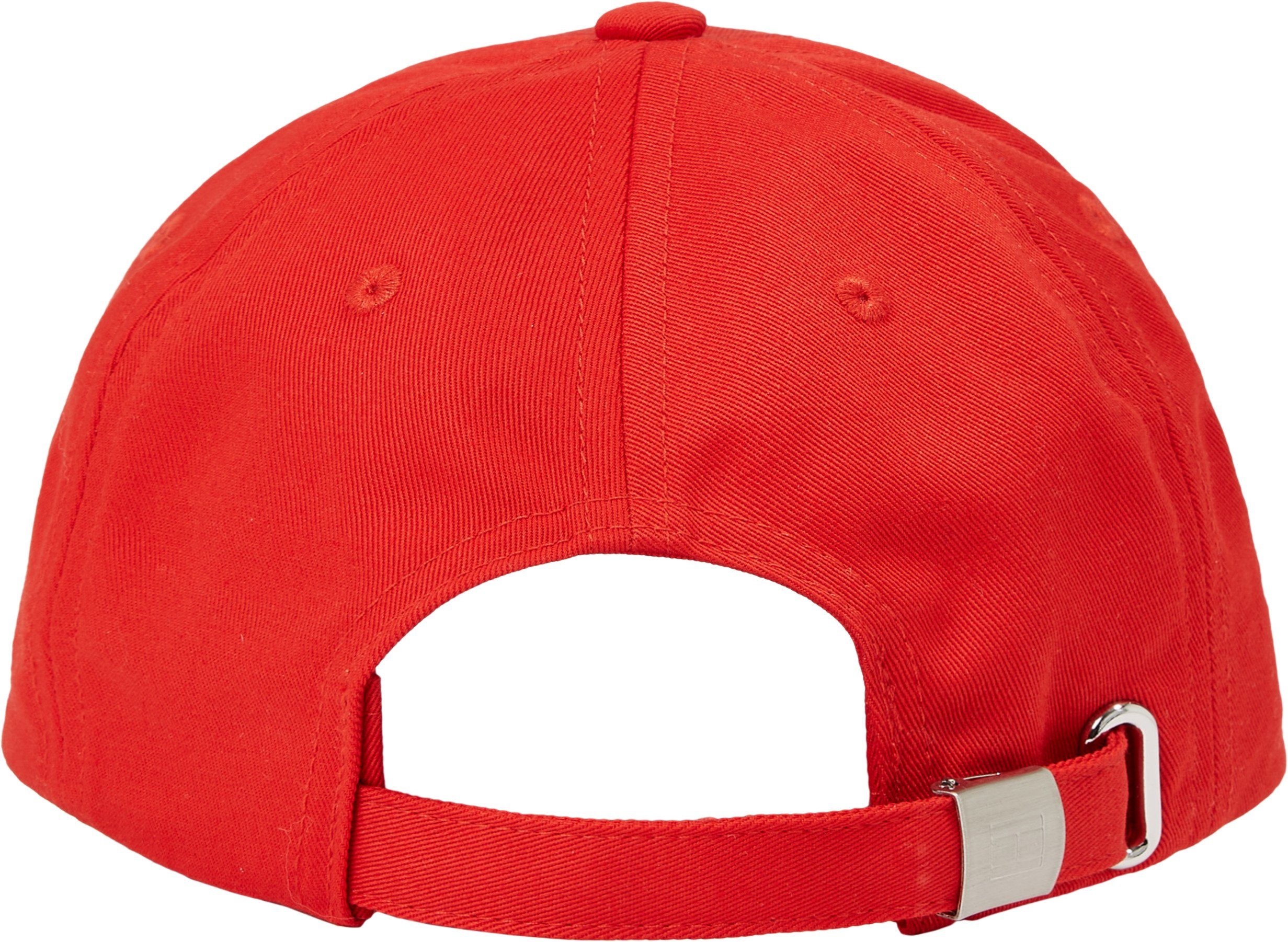 Fitted Hilfiger FLAG Fierce Cap SMALL Red Klemmverschluss Tommy mit CAP