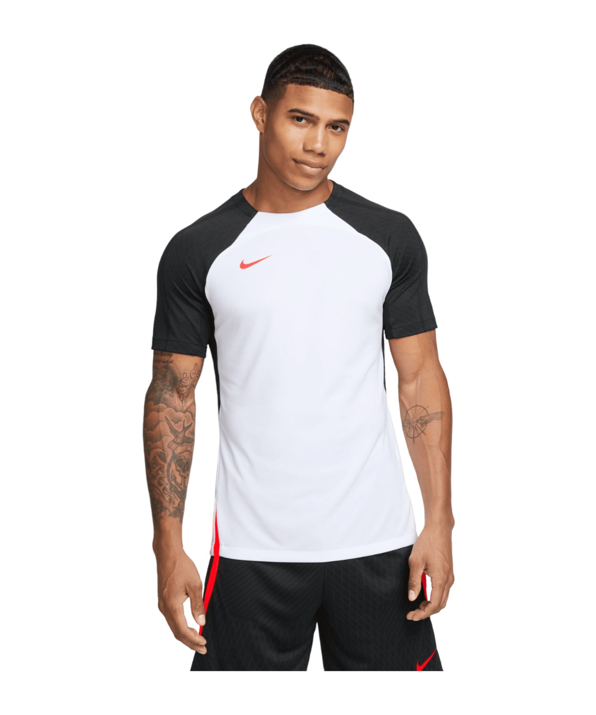 Trainingsshirt weissschwarzrot Nike Strike T-Shirt default