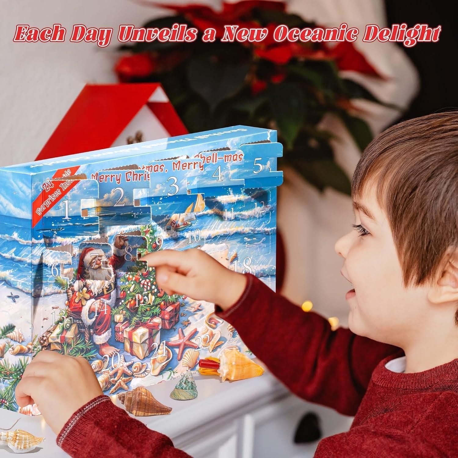 LuxusKollektion Spielzeug-Adventskalender Adventskalender 2024 Muscheln für günstig online kaufen