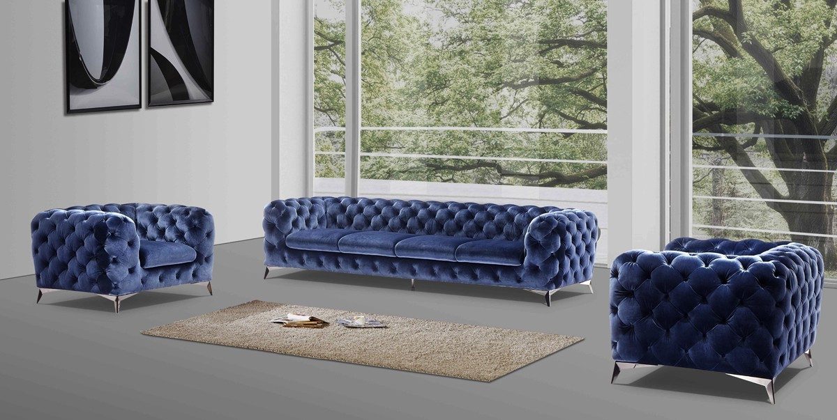 Xlmoebel Chesterfield-Sessel Designer Sessel 1-Sitzer Polster Textil Couch im Vintage-Stil (1-St., 1-Sitzer), Made in Europa