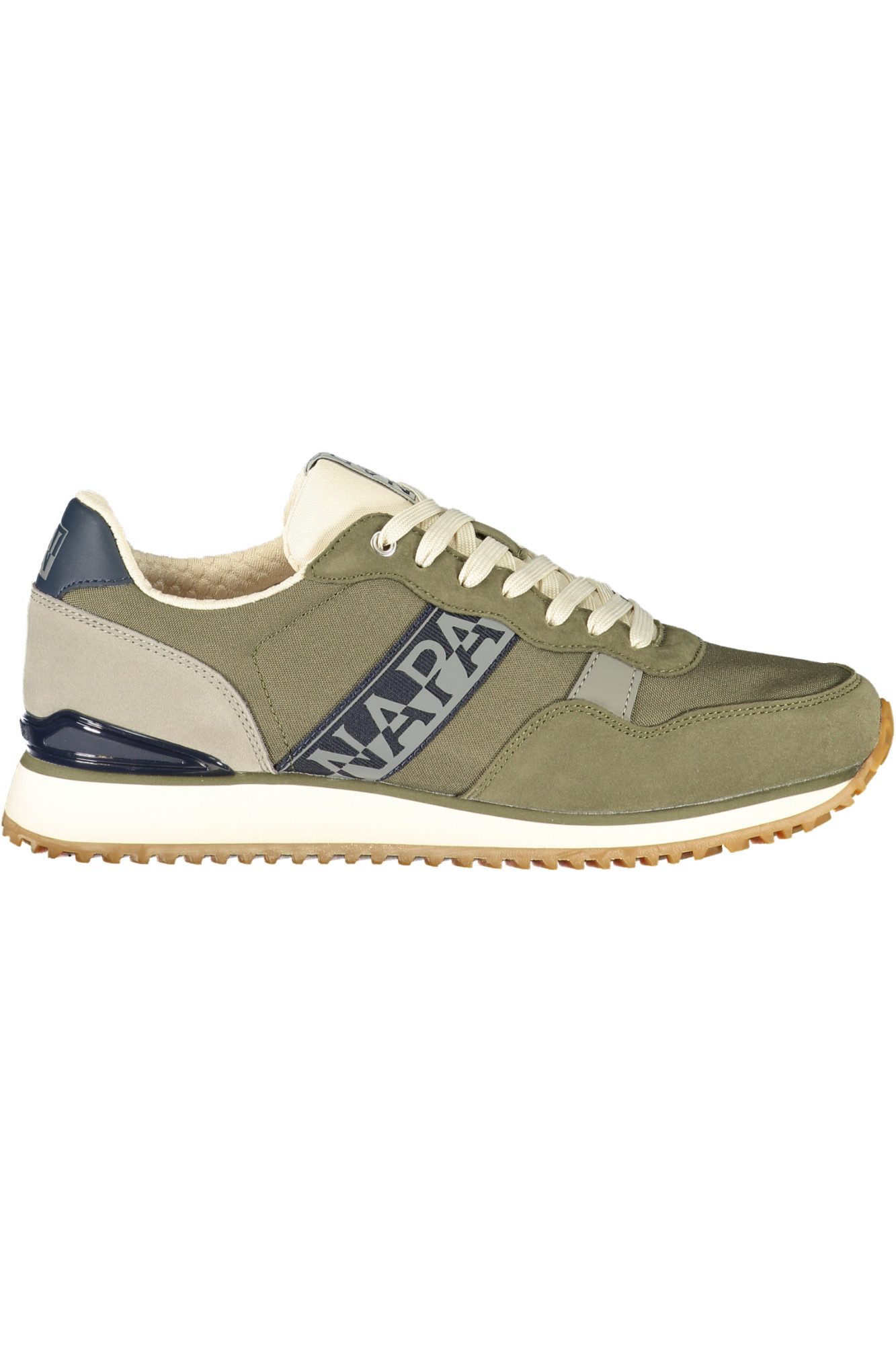 Napapijri Sneaker Grüne Herren-Sportschuhe mit Schnürsenkeln und
