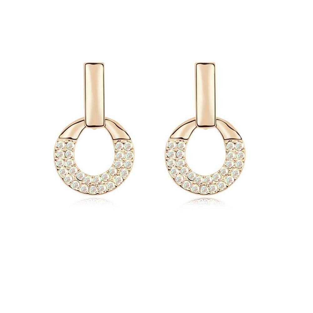 Ohrring-Set Ohrhänger Roundabout gold aus Messing Damen