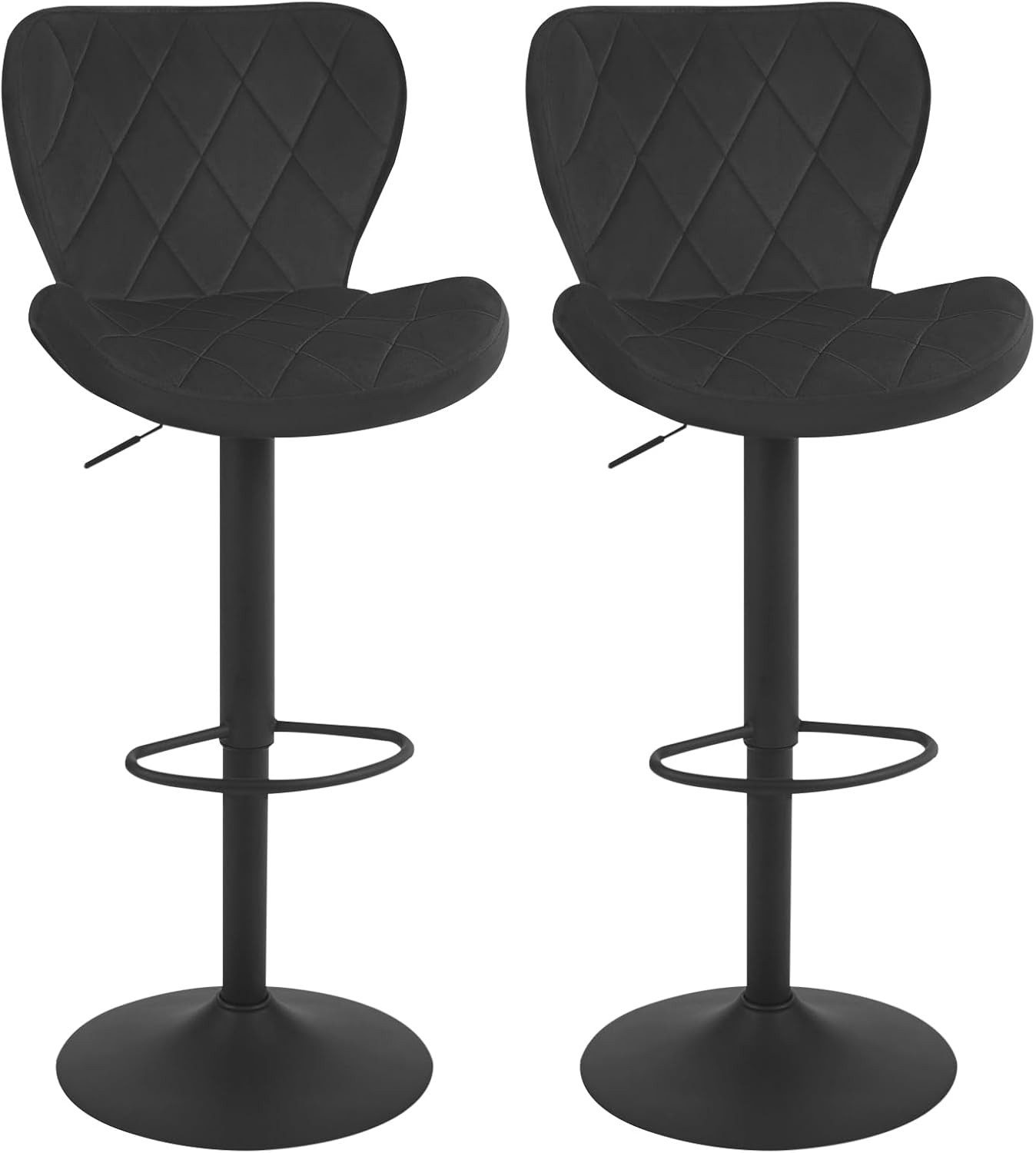 Woltu Barhocker (2 St), höhenverstellbar, Drehhocker ergonomisch, für Bar B günstig online kaufen
