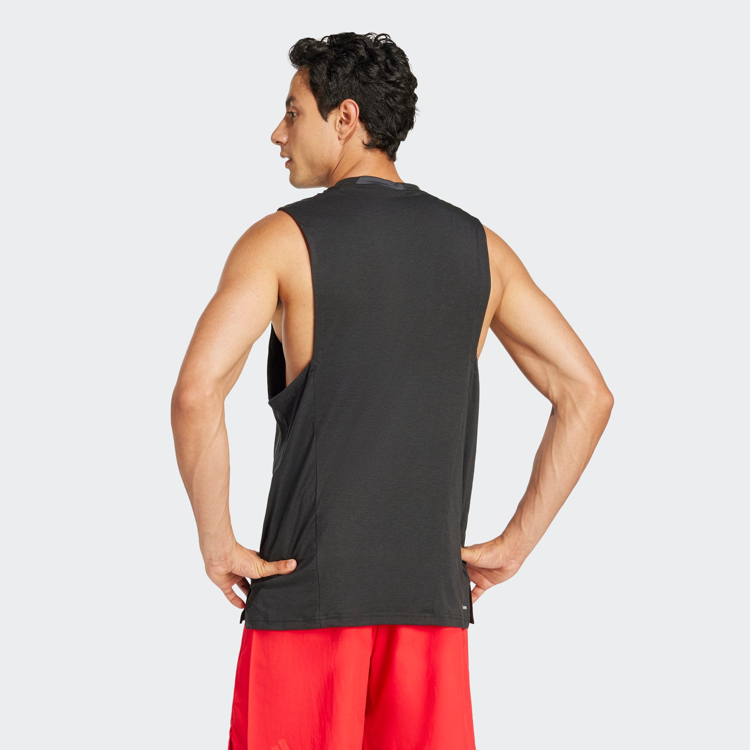 adidas Performance Tanktop D4T 3S TANK mit Rundhalsausschnitt, ohne Verschluss