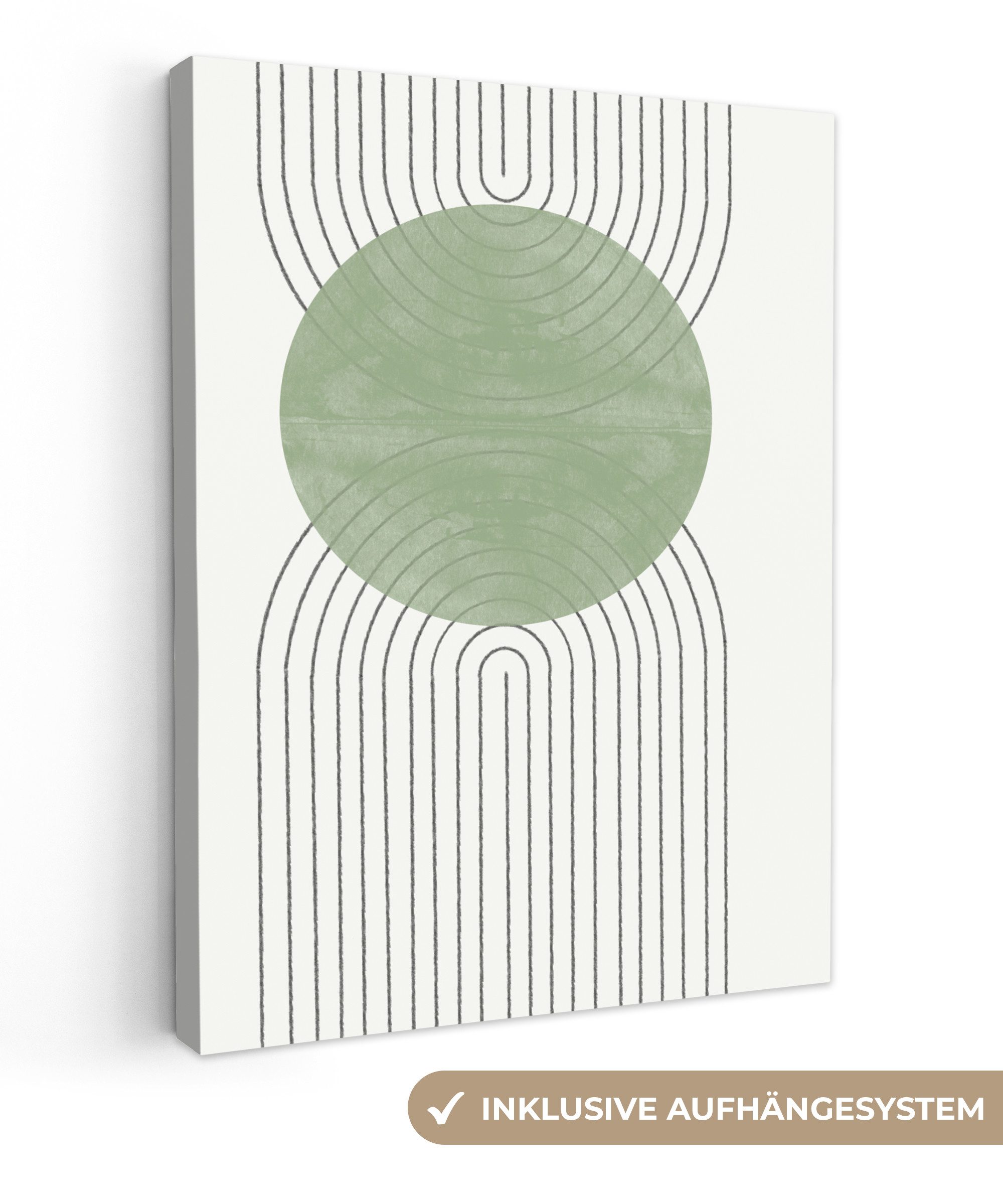 TROYSINC 3er Grüne Poster Set - Aesthetic Wandbilder Für Badezimmer