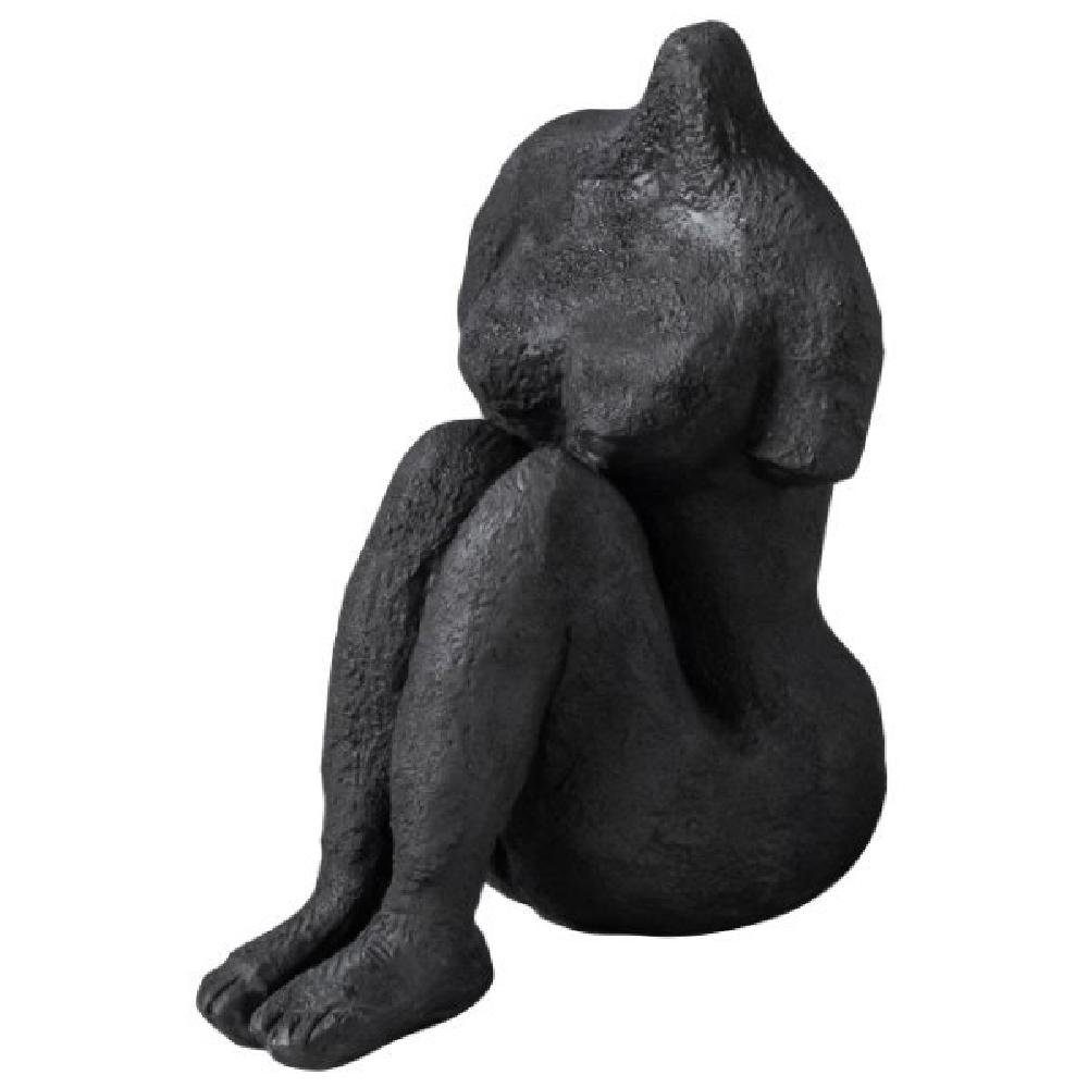 Mette Ditmer Sitting Skulptur Woman Piece Art Skulptur Black