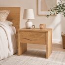 OTTO home Nachtkonsole Ultima Balkenbett Doppelbett, Füße mit Kufenform, Massivholz, Skandinavisches Design, Robust, stabil, FSC zertifiziert