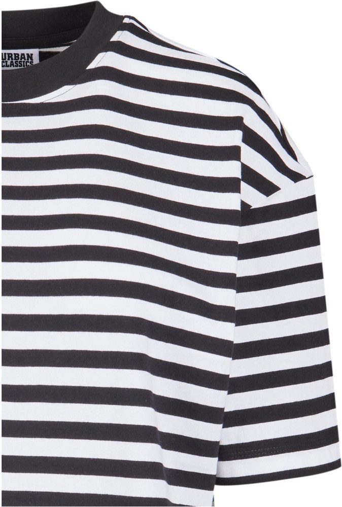 URBAN CLASSICS Sommerkleid Ladies Oversized Striped Tee Dress