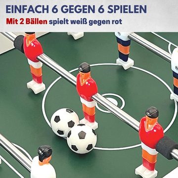 Best Sporting Mini-Tischkicker Mini Tischkicker Kinder Nation in 53 x 31 cm I Kickertisch, Tischfußball mit 12 Spielern und 2 Bällen