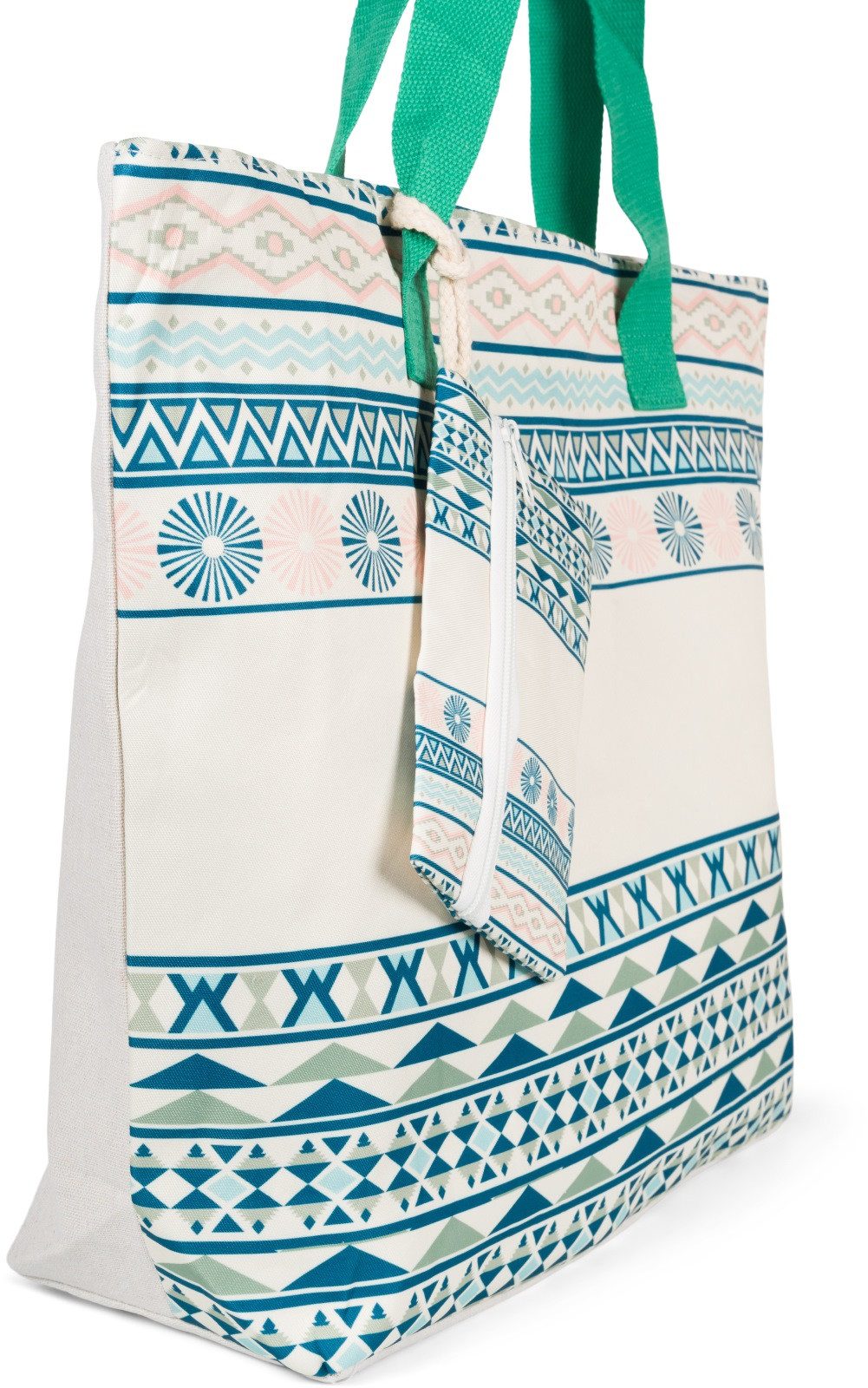styleBREAKER Strandtasche Strandtasche Azteken Muster - Boho (1-tlg)