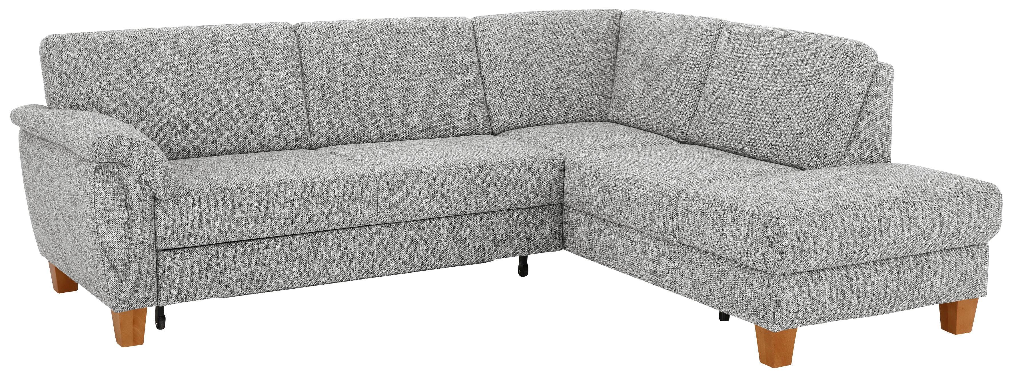 Home affaire Ecksofa "Alta L-Form" mit Federkern und Kontrastnaht, Füße Buc günstig online kaufen
