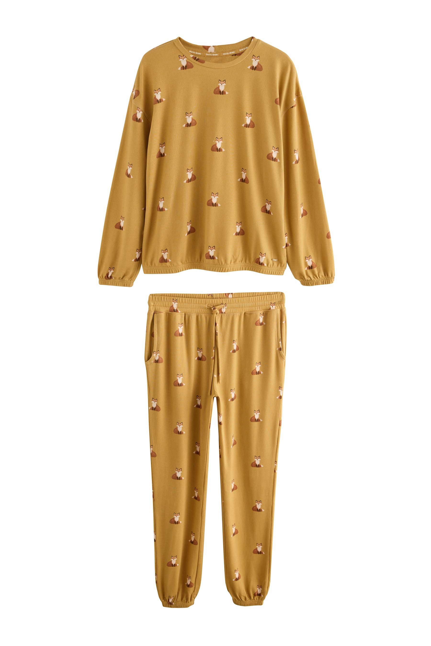 Next Pyjama Weicher, langärmeliger Schlafanzug (2 günstig online kaufen