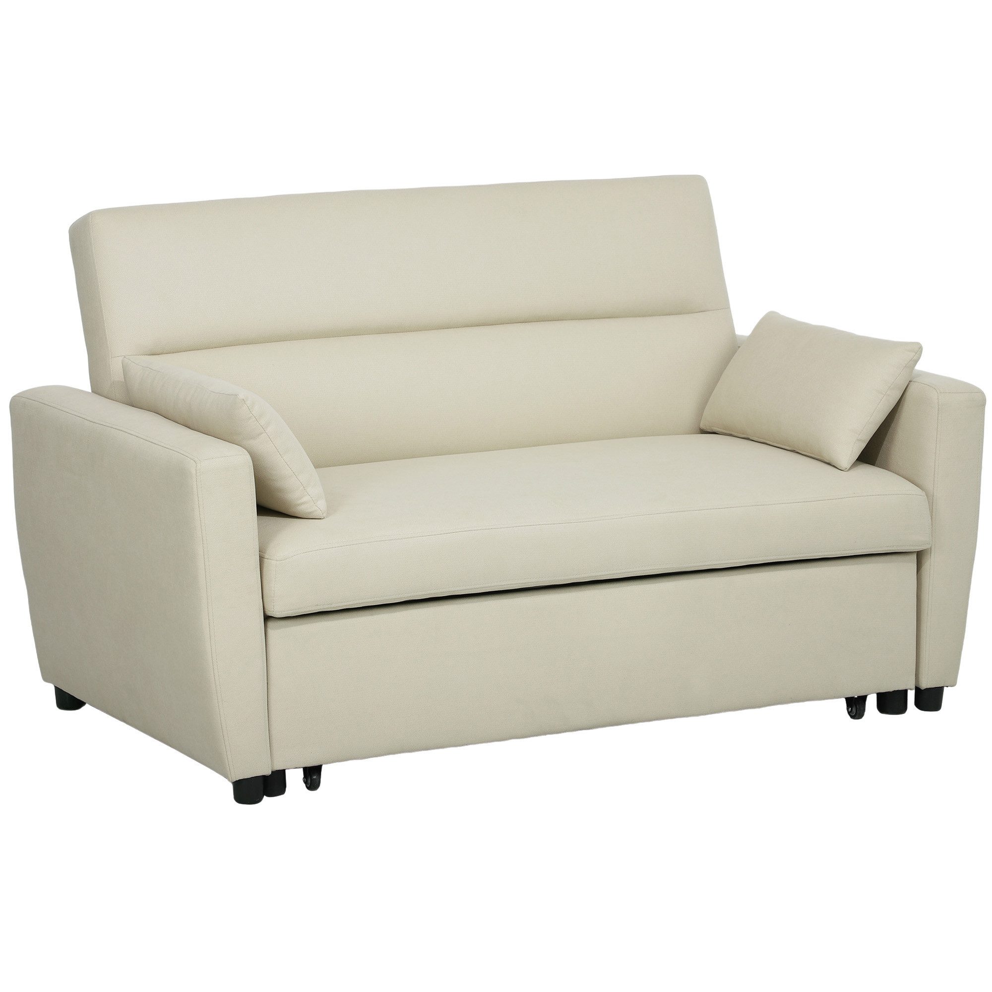 HOMCOM Schlafsofa 2-Sitzer Sofa mit Schlaffunktion, günstig online kaufen