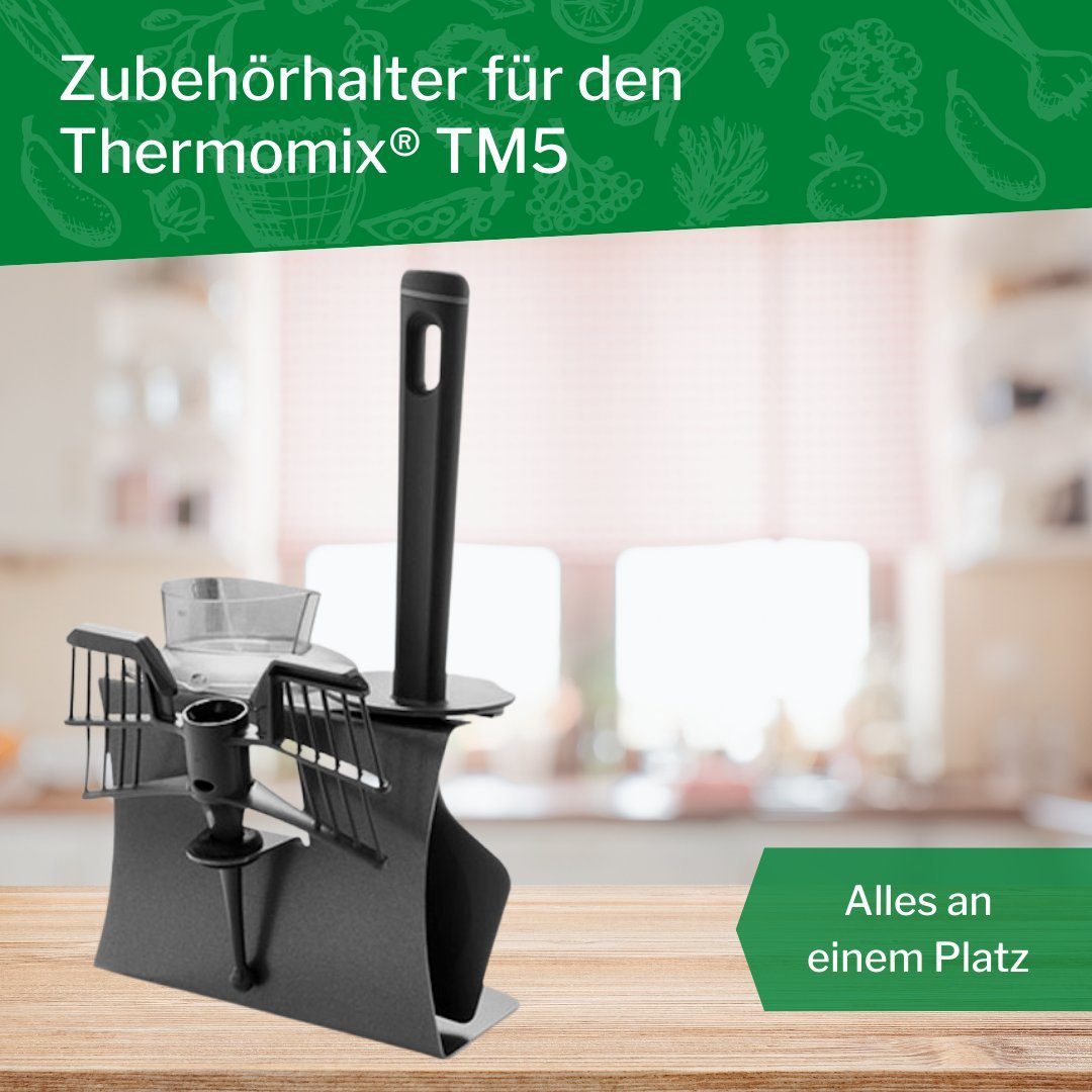 Leckerhelfer - automatisch Lecker Küchenmaschinen Zubehör-Set Zubehörhalter passend für den Thermomix TM5