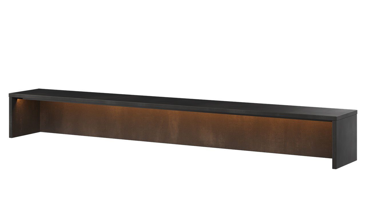 MIRJAN24 Schreibtischaufsatz Teen Flex TF-05, (mit LED-Beleuchtung), 150x22x19 cm