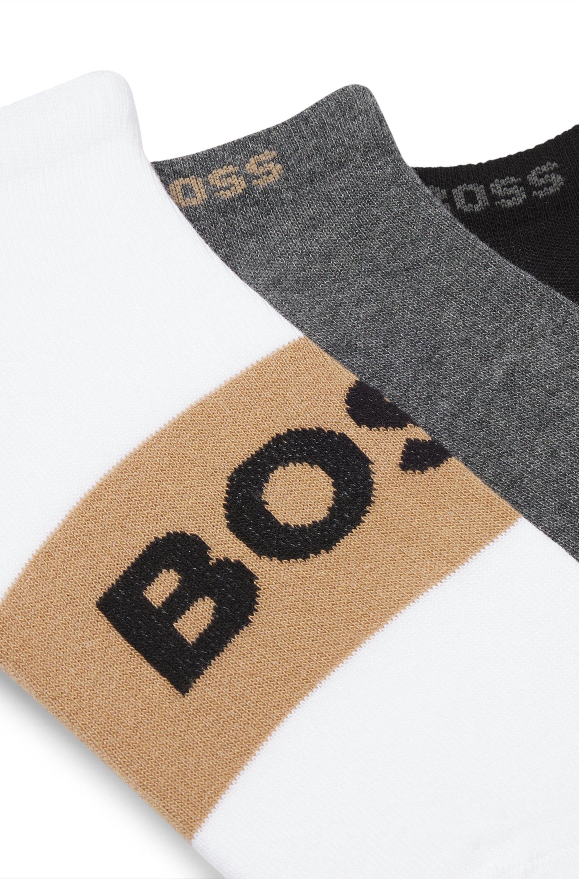 BOSS Sneakersocken 3P AS Logo CC (3-Paar)